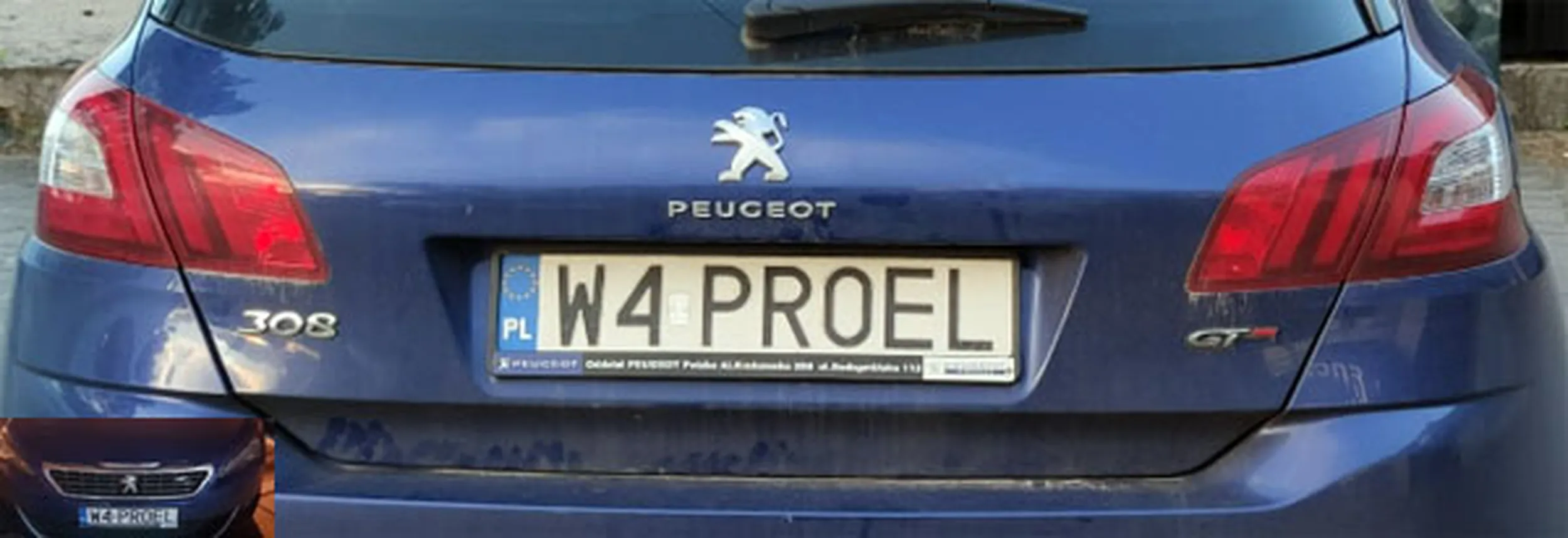 Fajny numer, blacha W4 PROEL