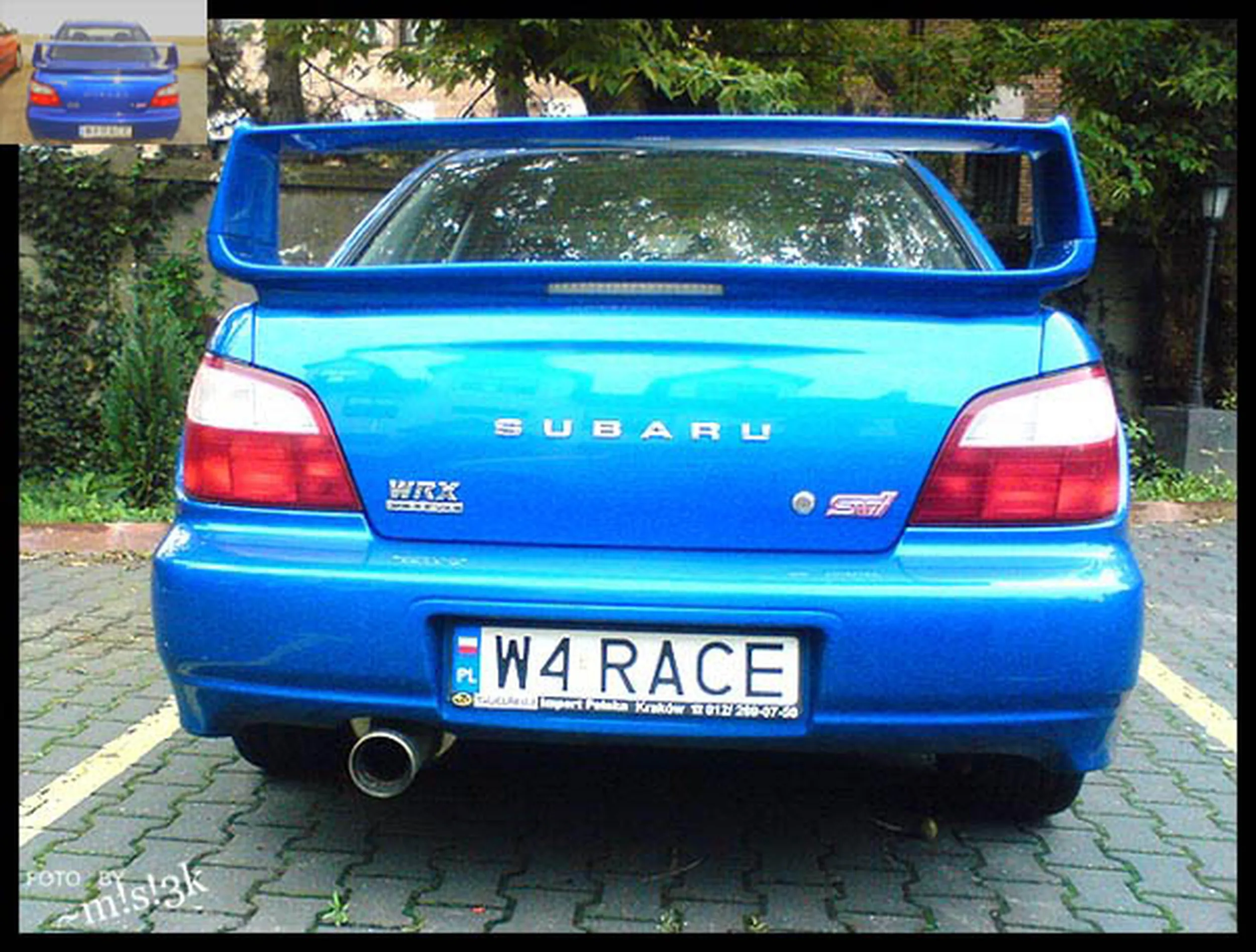 Fajny numer, blacha W4 RACE