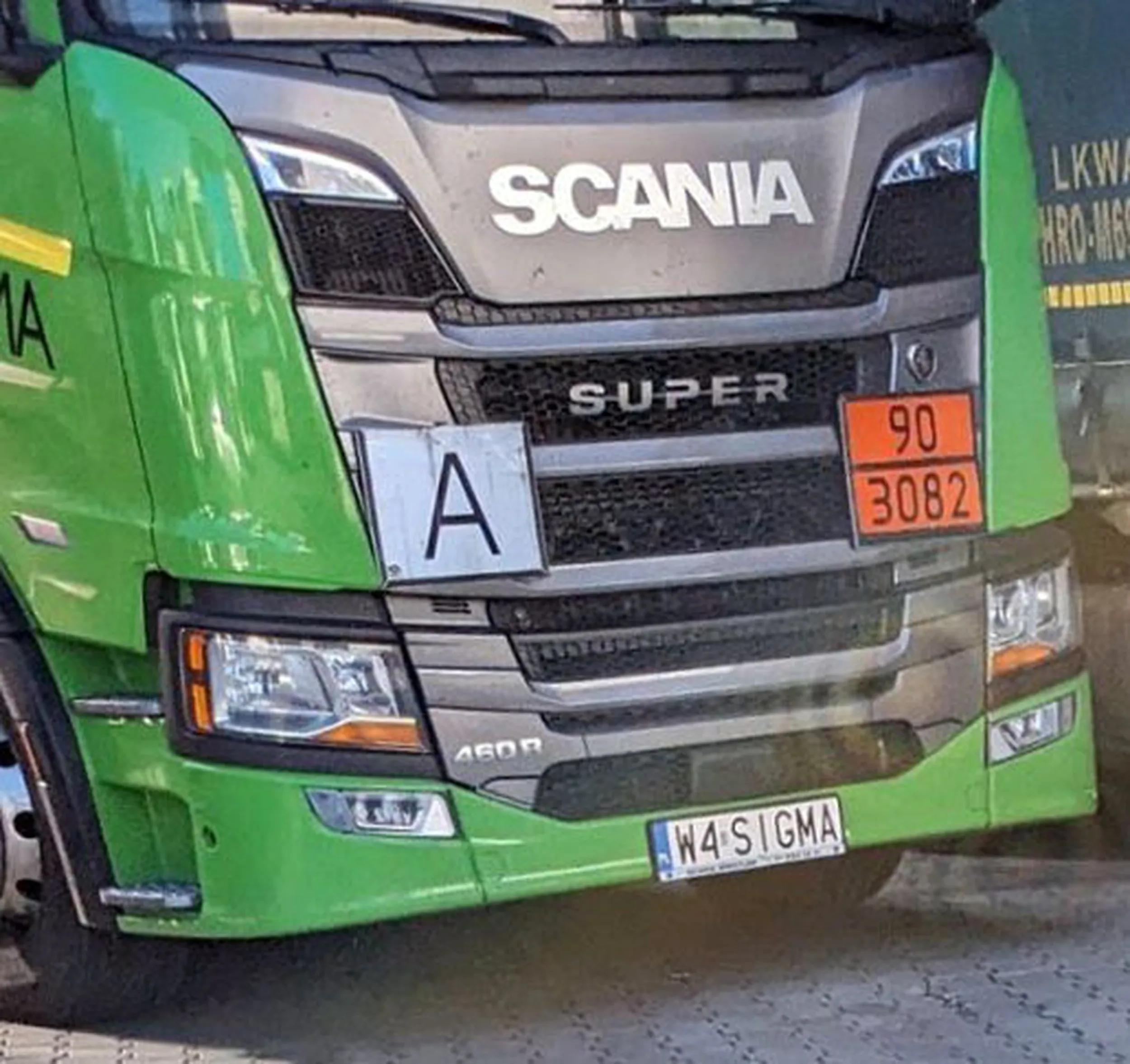 Fajny numer, blacha W4 SIGMA