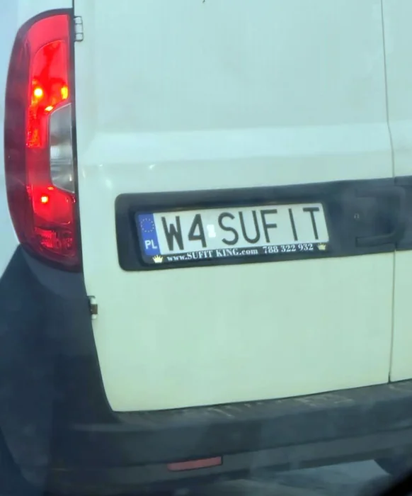Fajny numer, blacha W4 SUFIT
