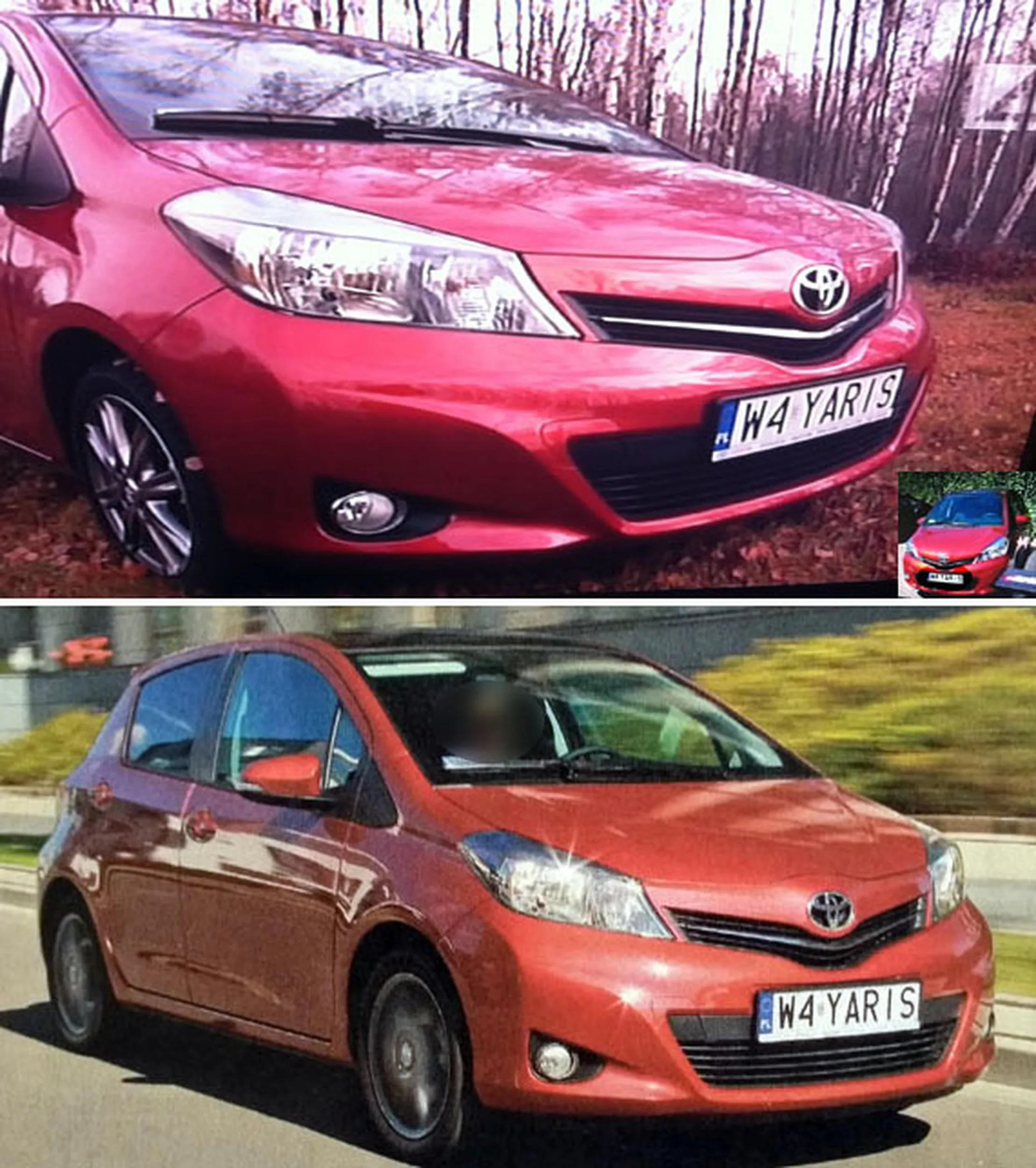 Fajny numer, blacha W4 YARIS