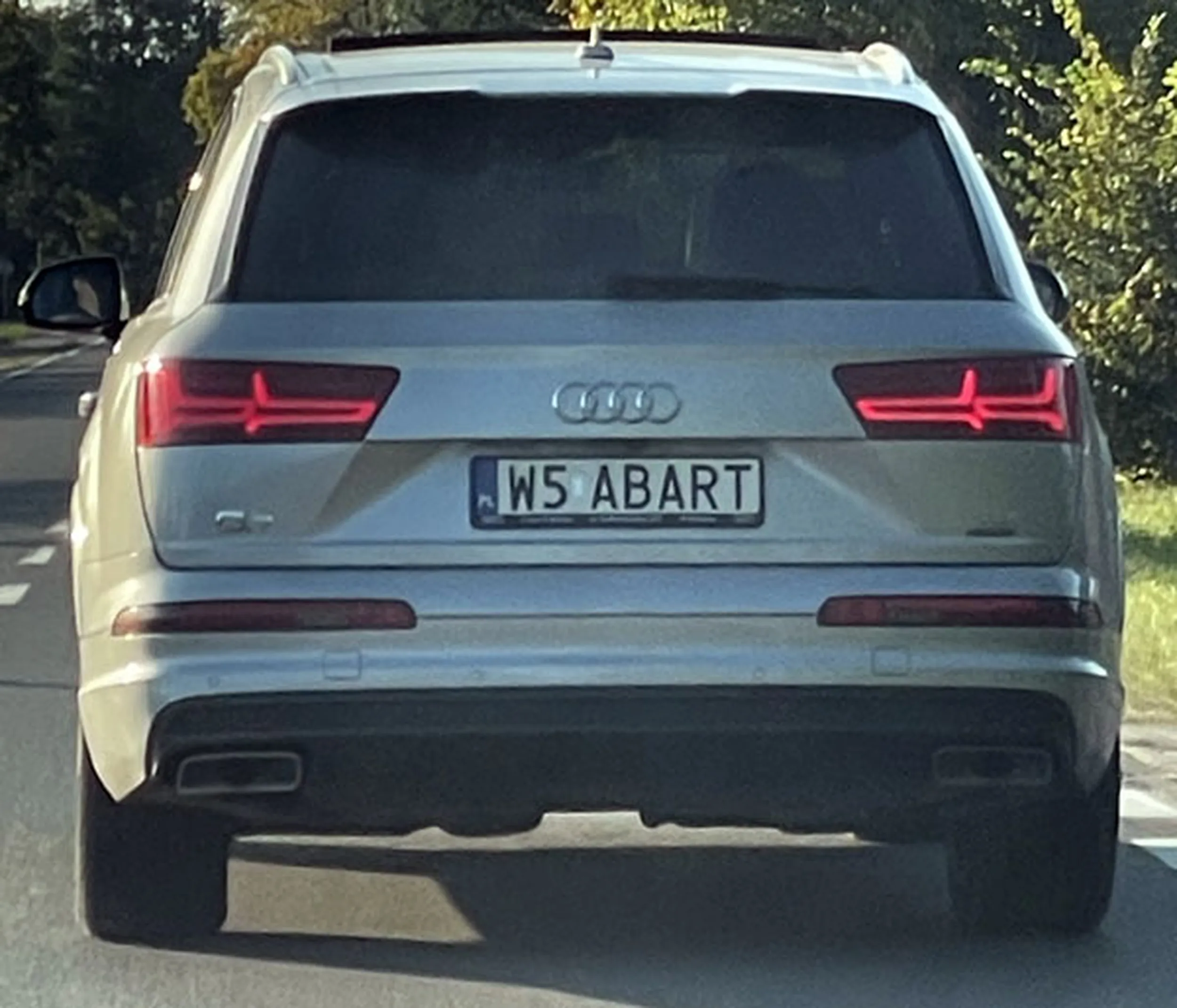 Fajny numer, blacha W5 ABART