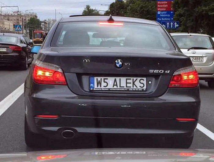 Fajny numer, blacha W5 ALEKS