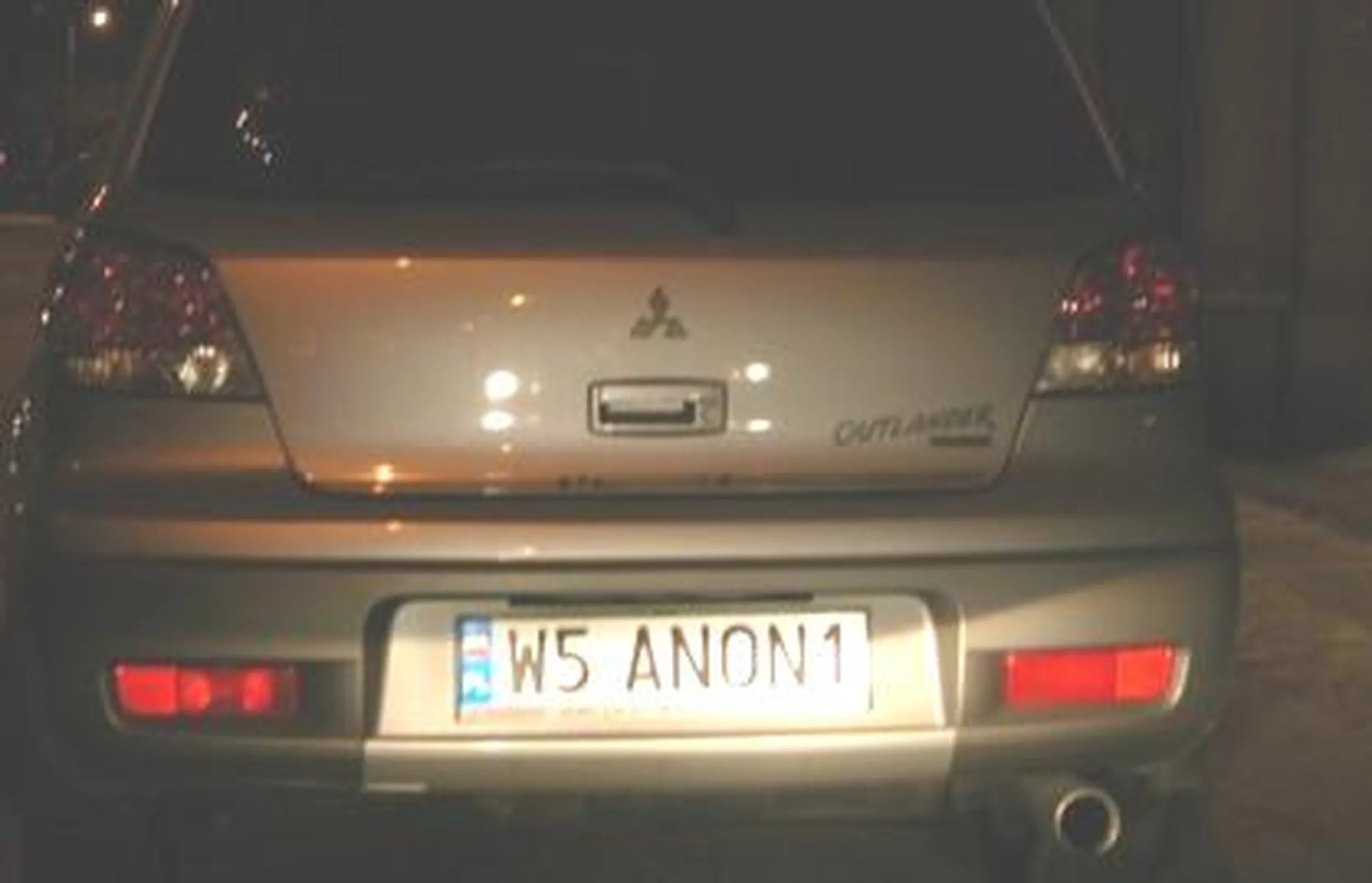 Fajny numer, blacha W5 ANON1