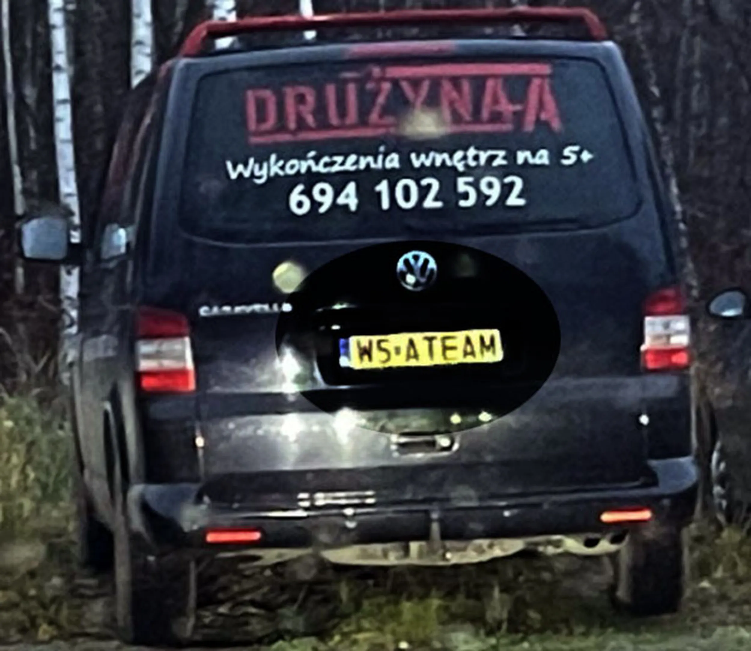 Fajny numer, blacha W5 ATEAM