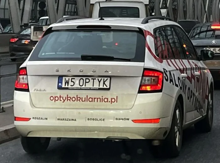 Fajny numer, blacha W5 OPTYK