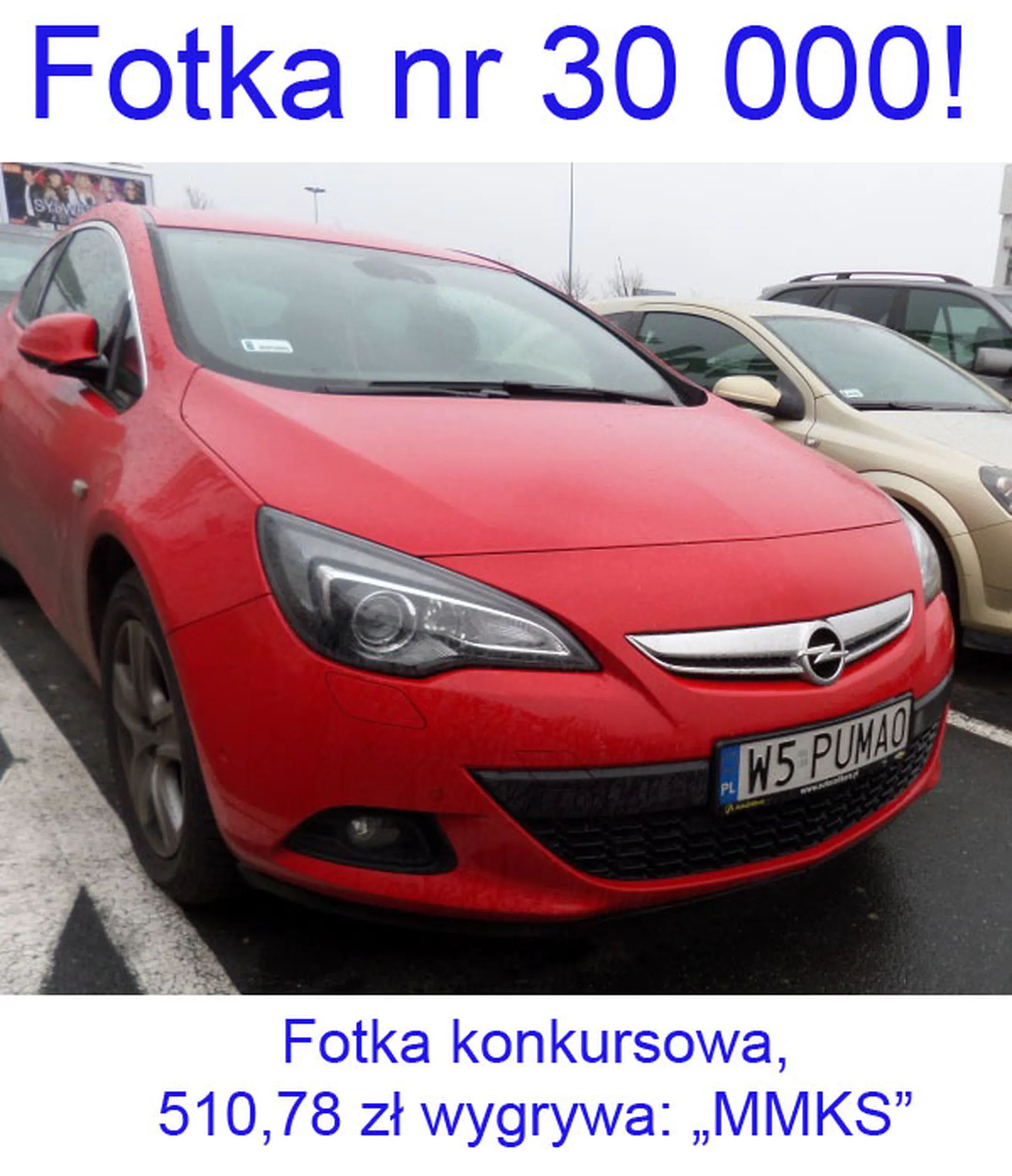 Fajny numer, blacha W5 PUMAO