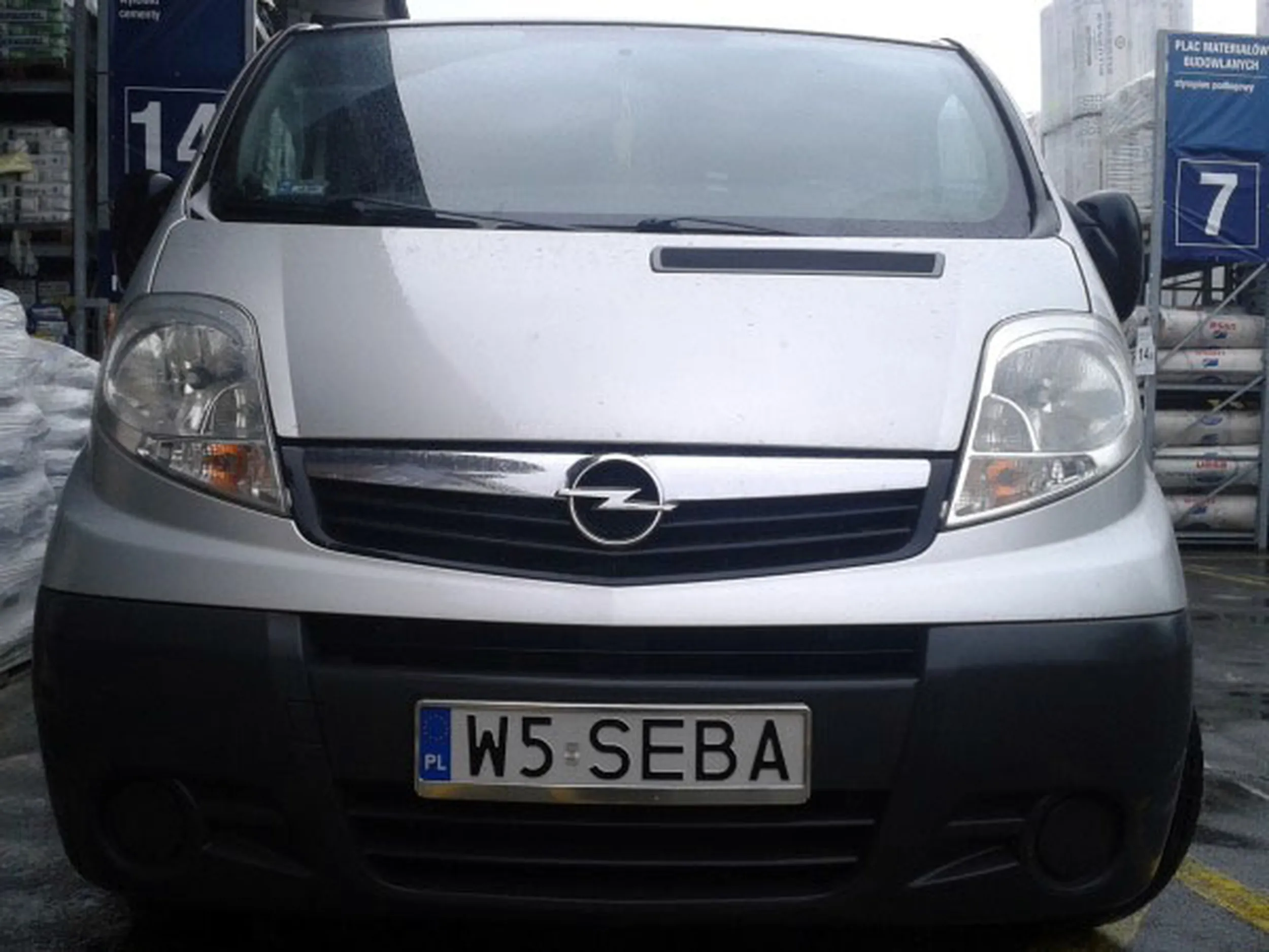 Fajny numer, blacha W5 SEBA