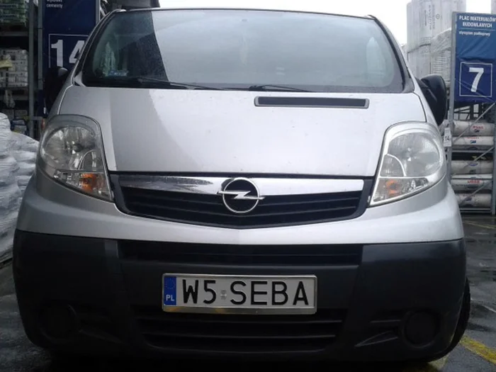 Fajny numer, blacha W5 SEBA