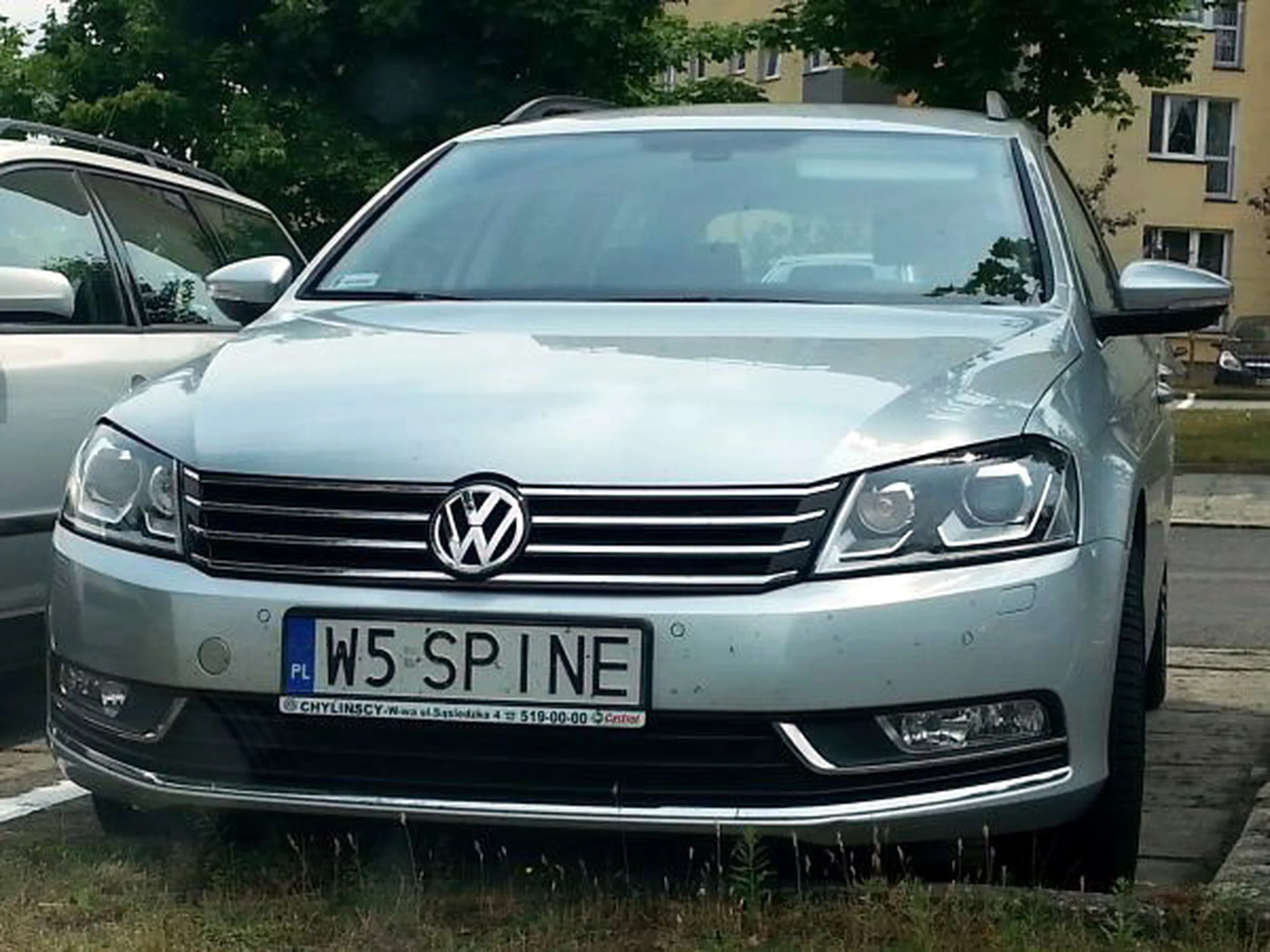 Fajny numer, blacha W5 SPINE