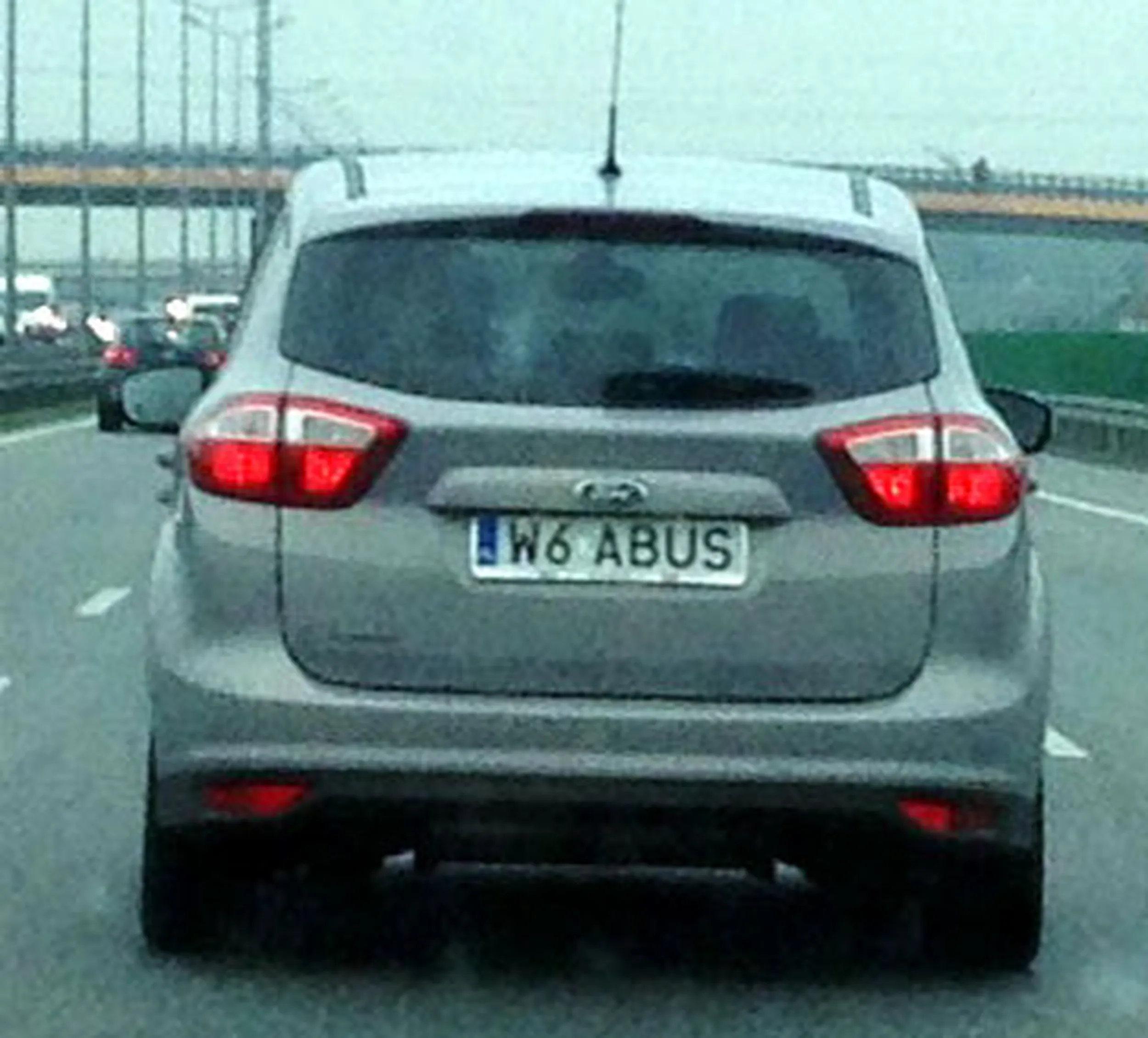 Fajny numer, blacha W6 ABUS