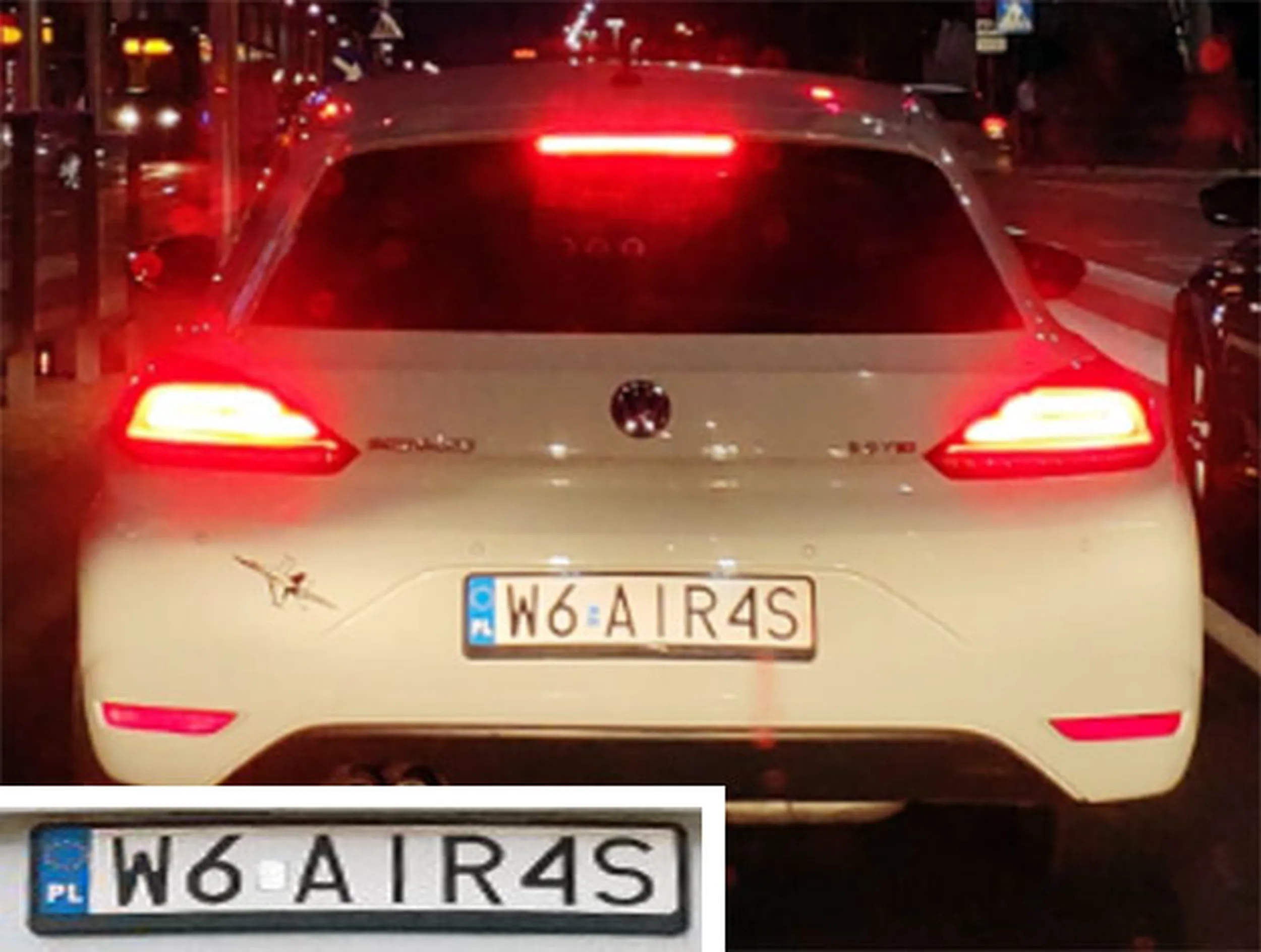 Fajny numer, blacha W6 AIR4S