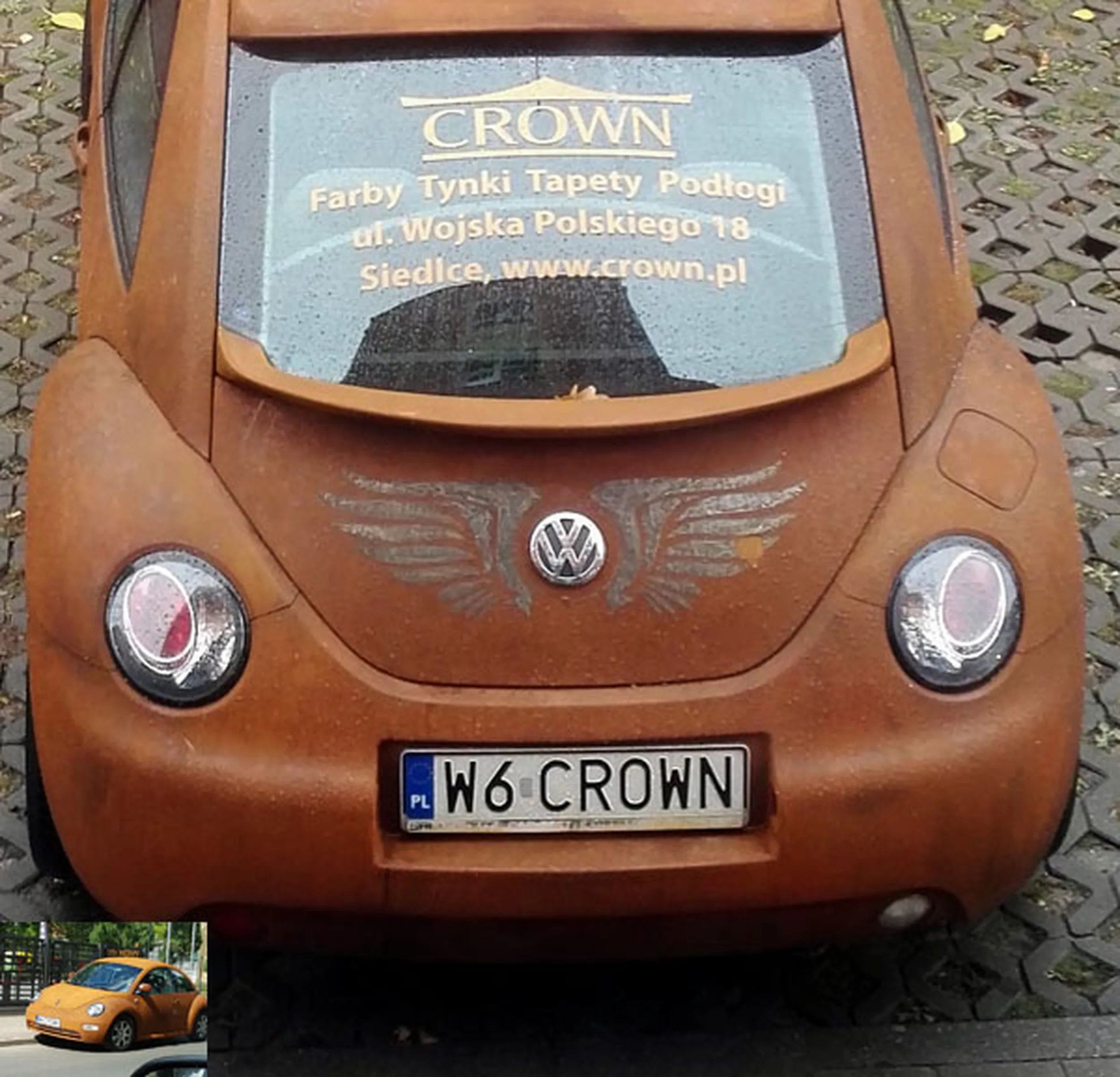 Fajny numer, blacha W6 CROWN