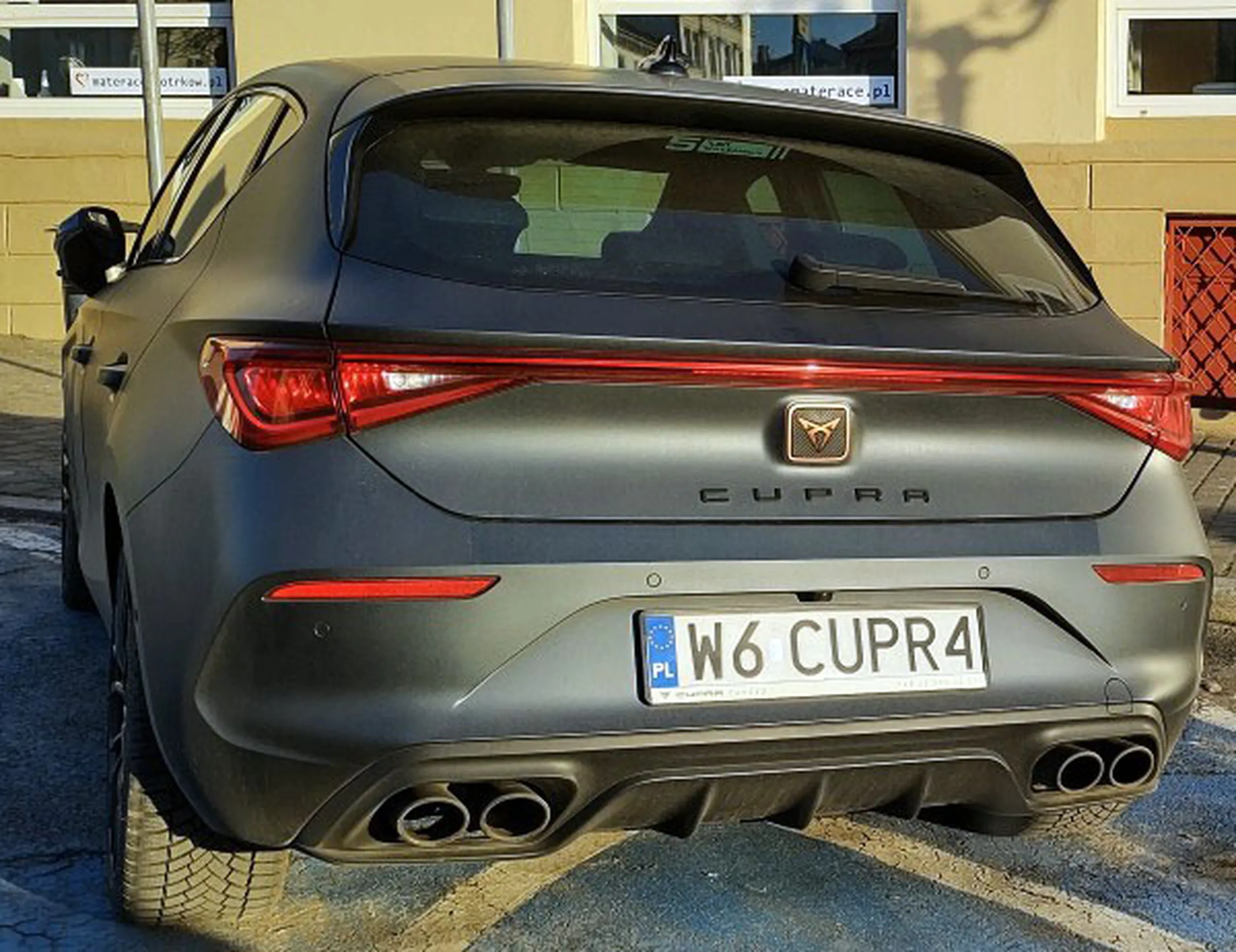 Fajny numer, blacha W6 CUPR4