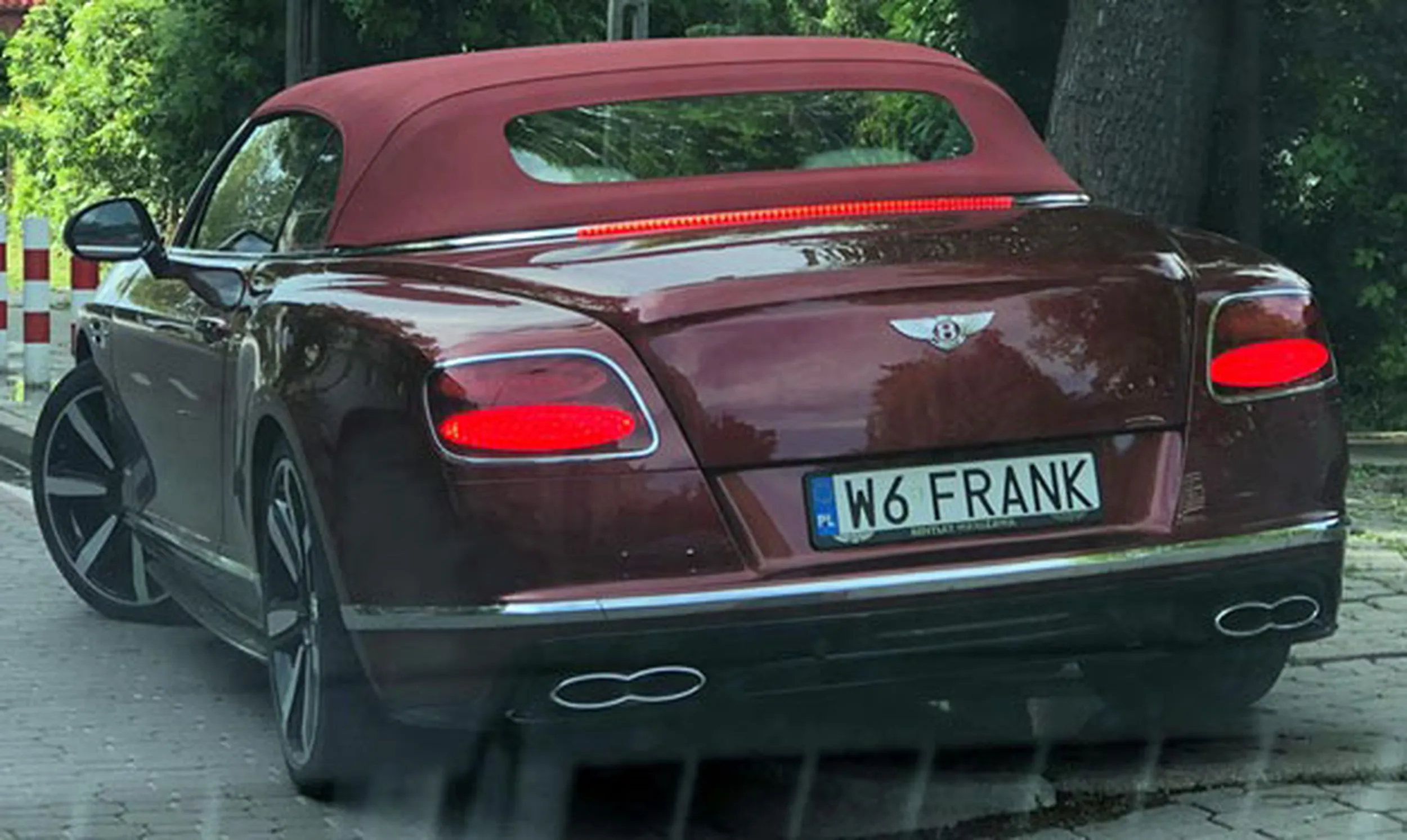 Fajny numer, blacha W6 FRANK