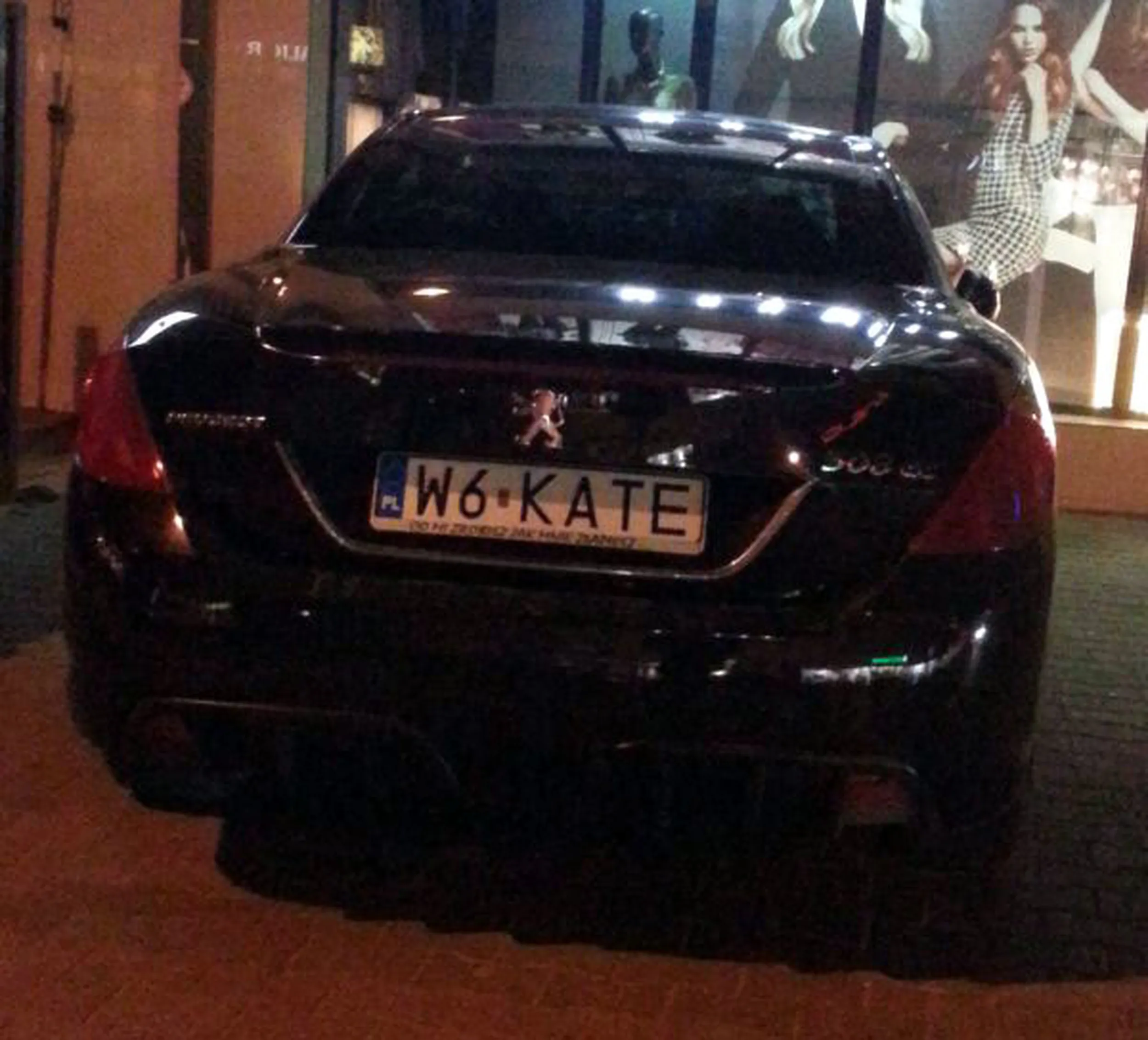 Fajny numer, blacha W6 KATE