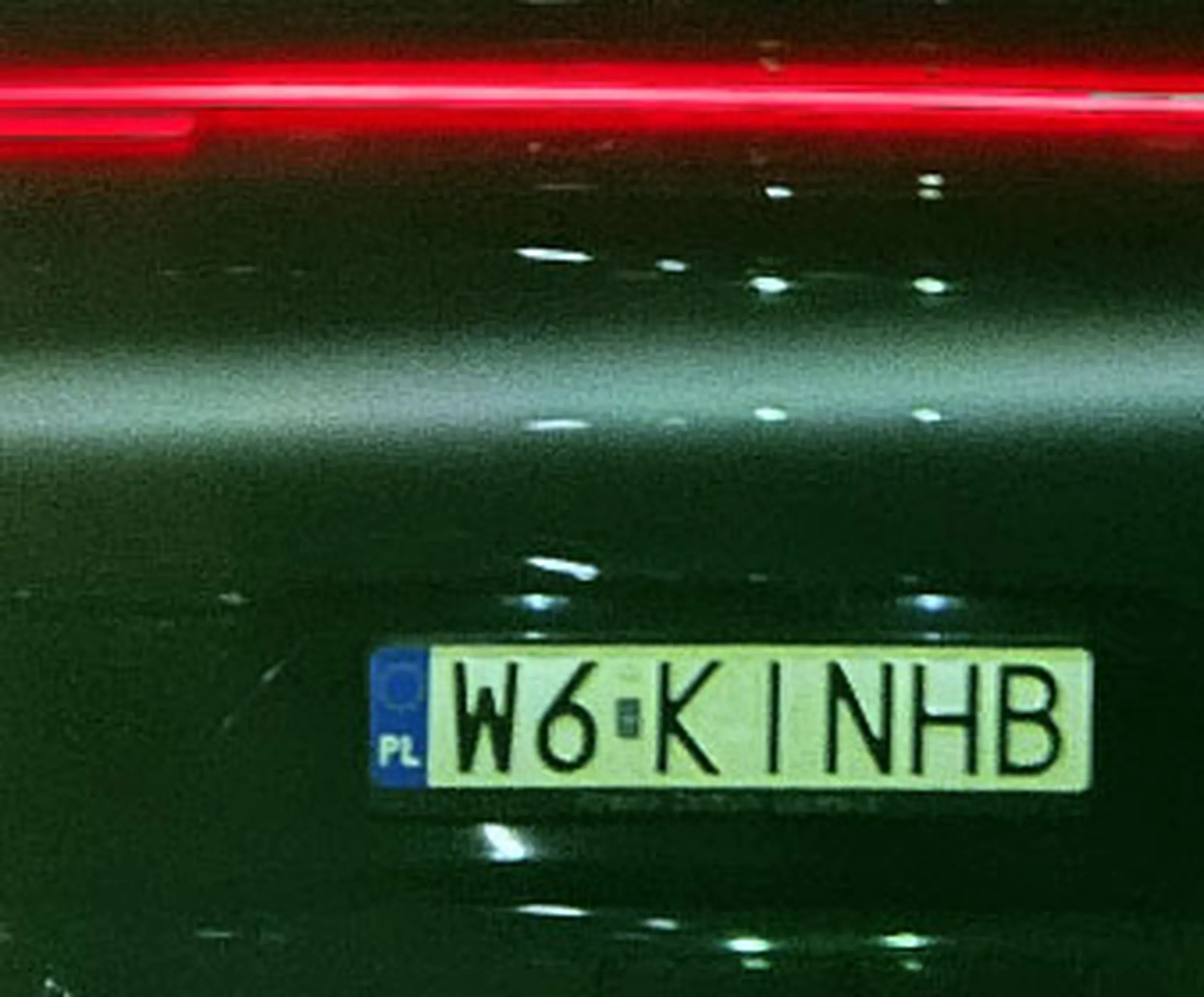 Fajny numer, blacha W6 KINHB