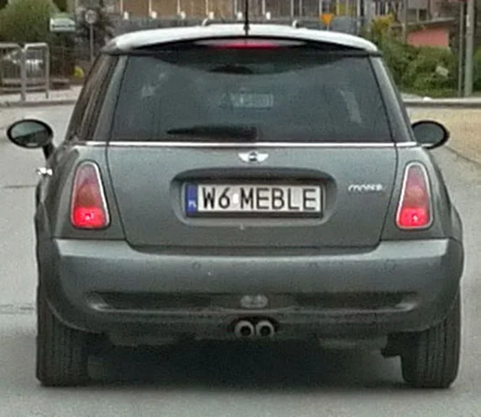 Fajny numer, blacha W6 MEBLE