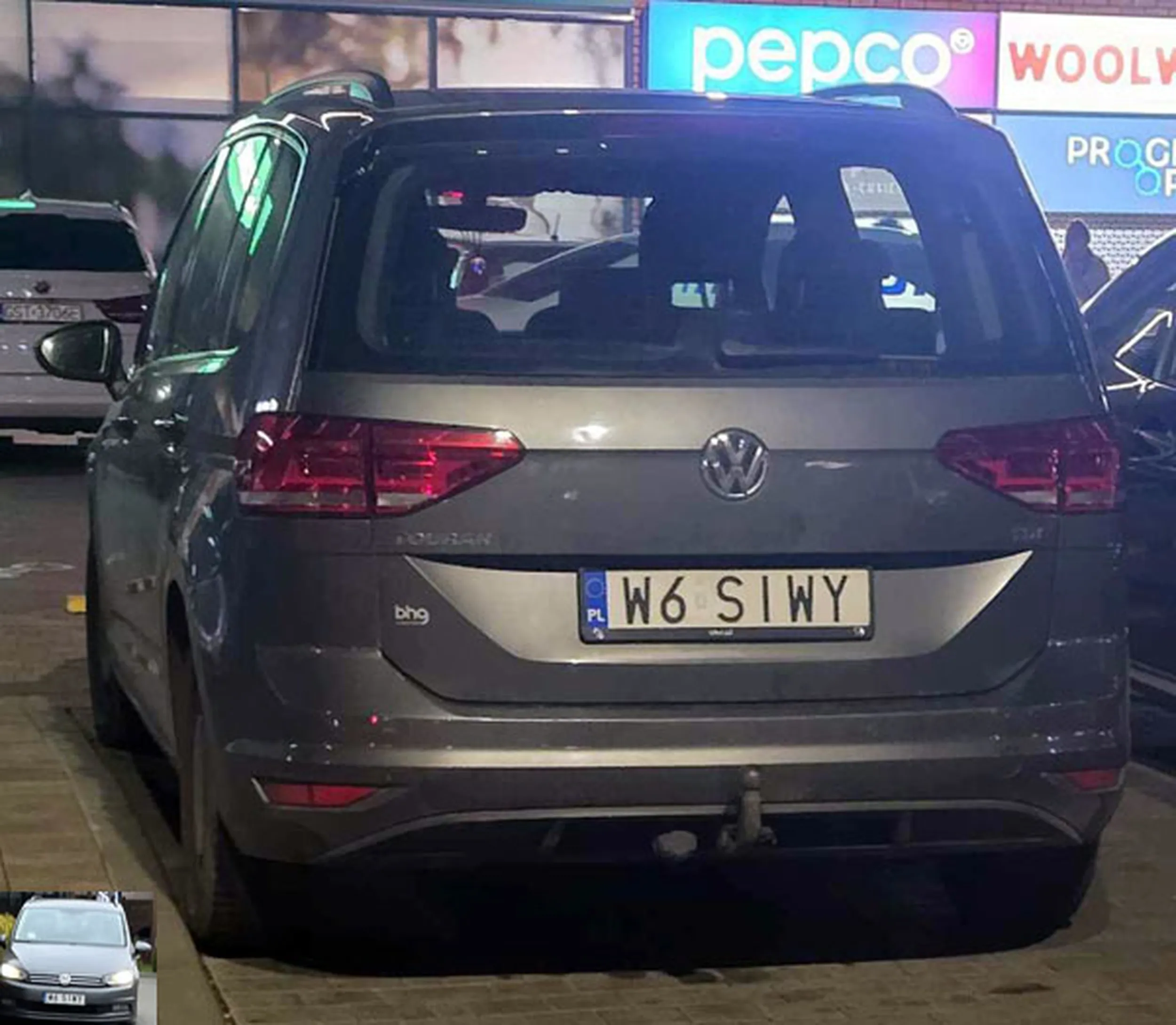 Fajny numer, blacha W6 SIWY