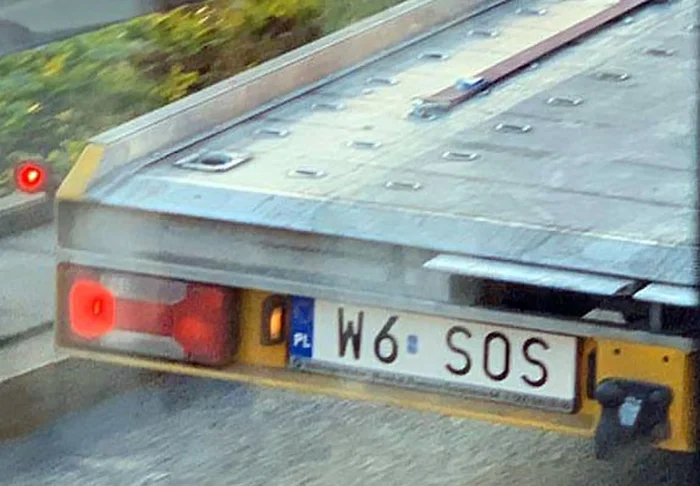 Fajny numer, blacha W6 SOS