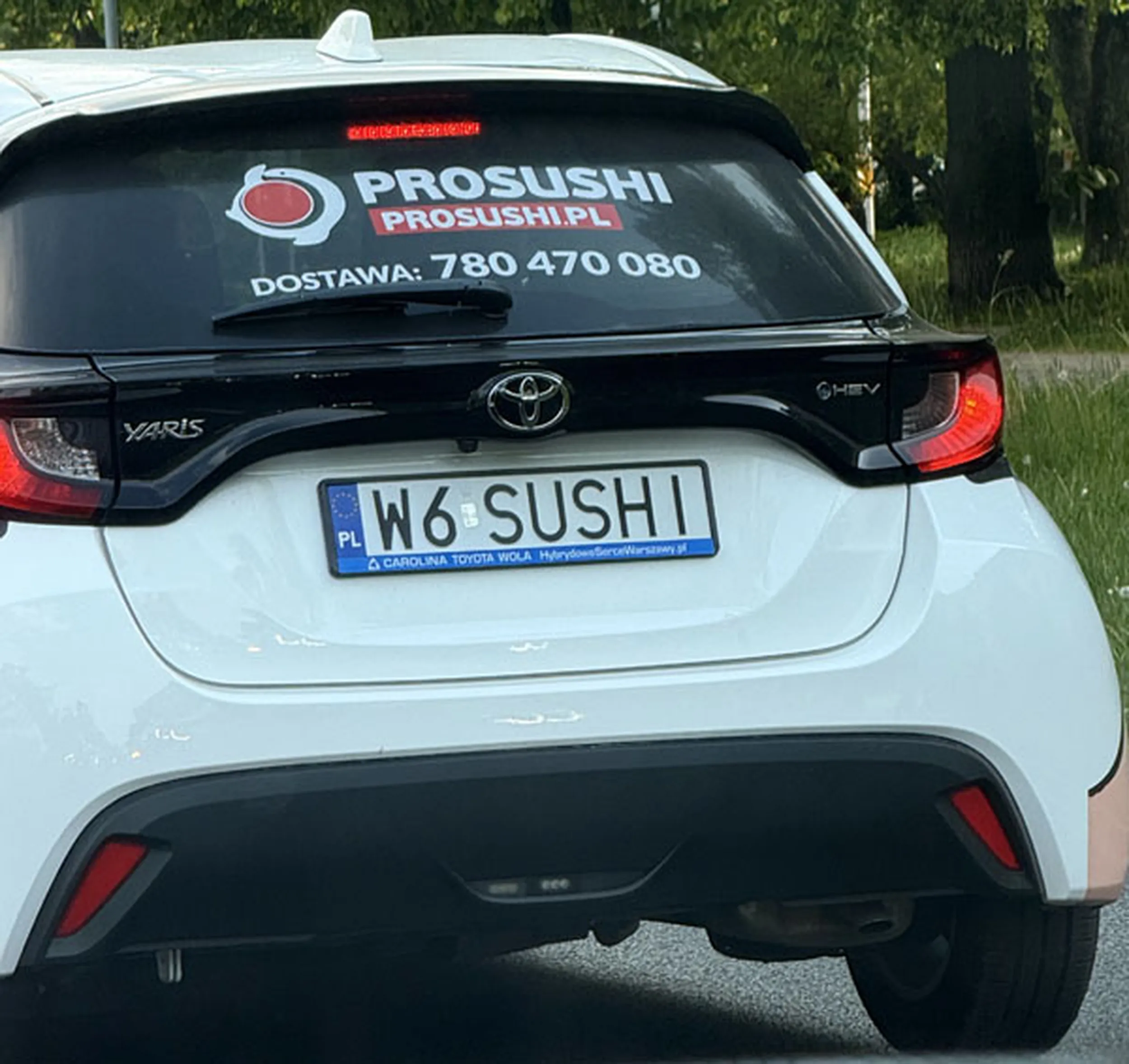 Fajny numer, blacha W6 SUSHI