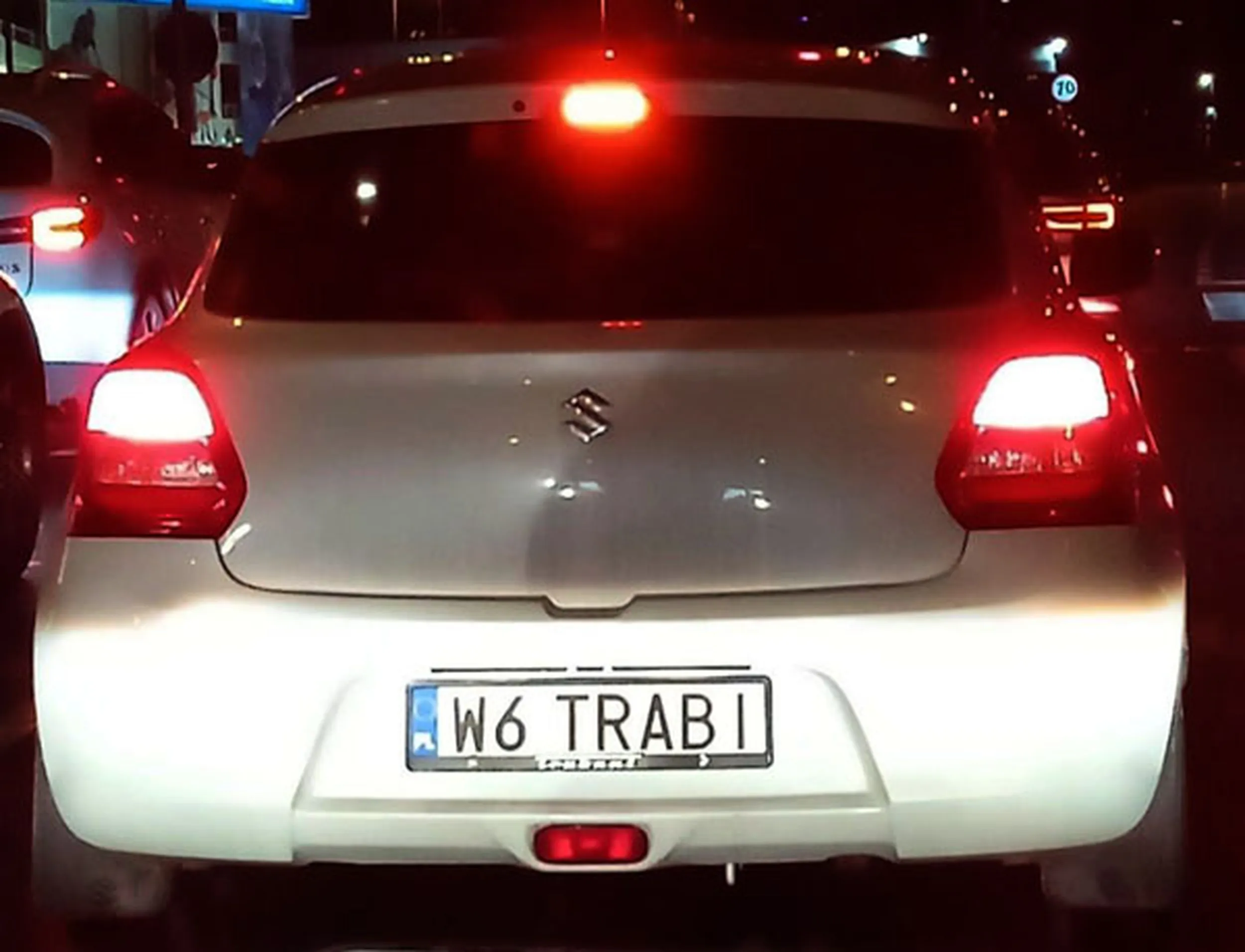Fajny numer, blacha W6 TRABI