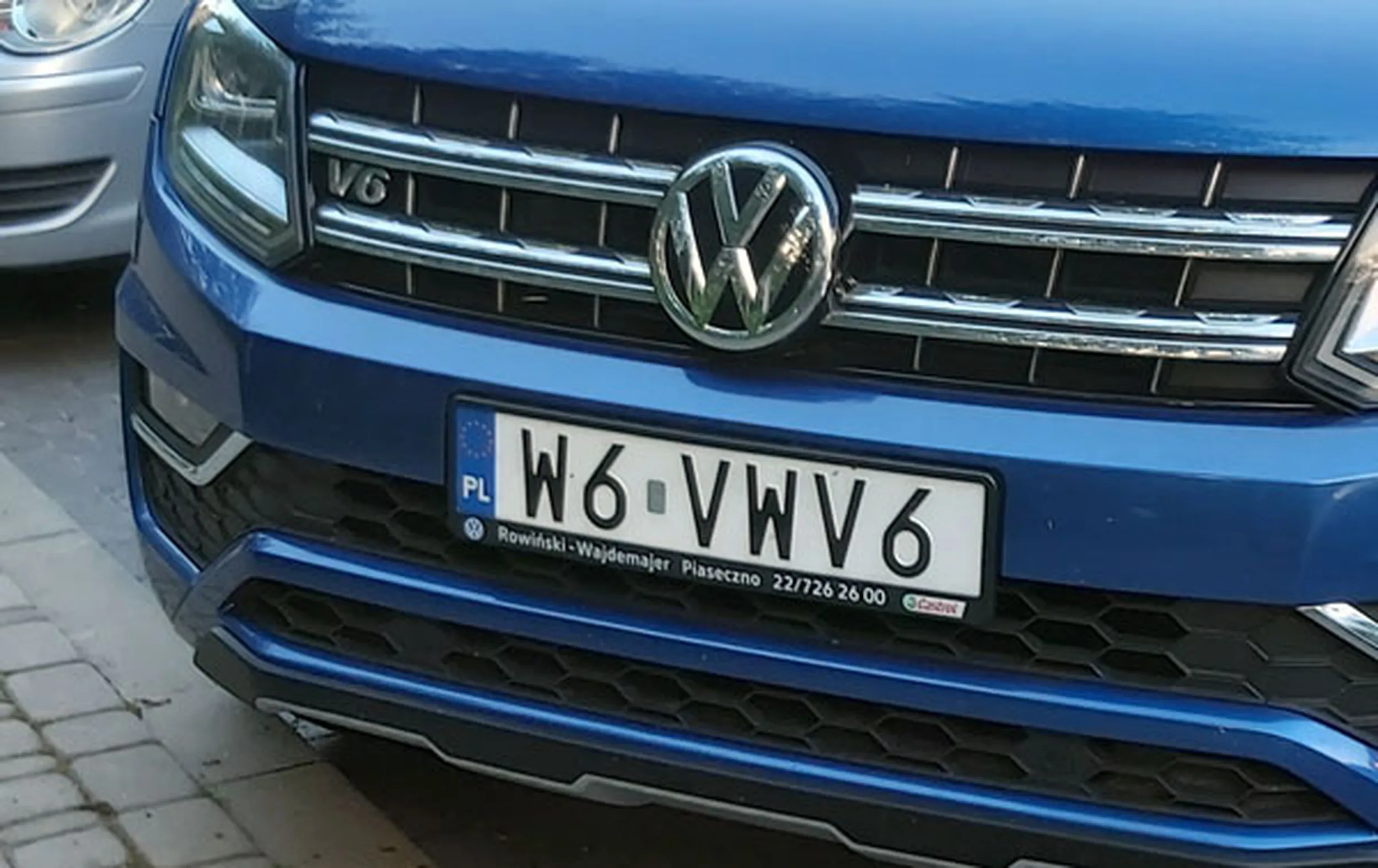 Fajny numer, blacha W6 VWV6