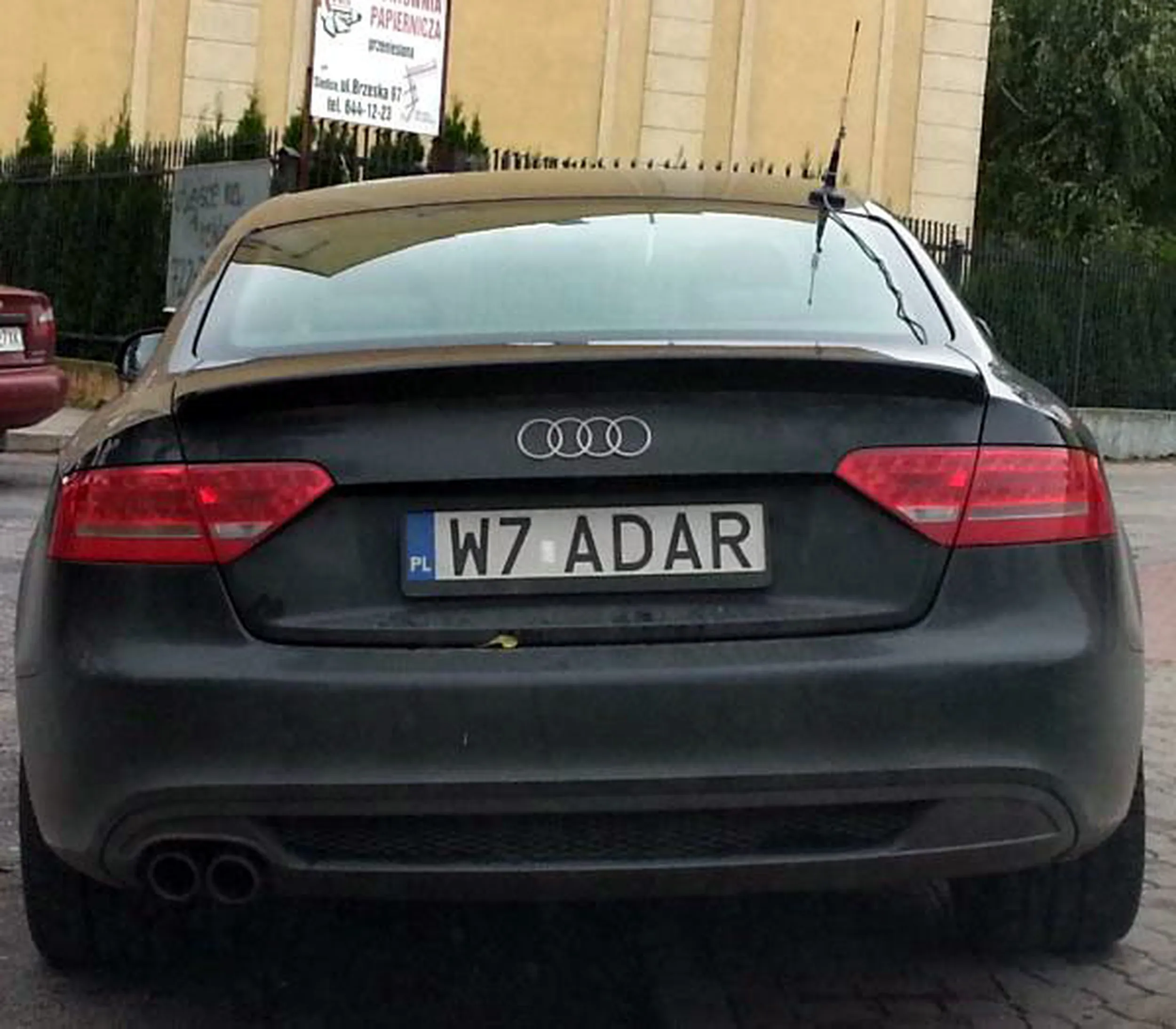 Fajny numer, blacha W7 ADAR