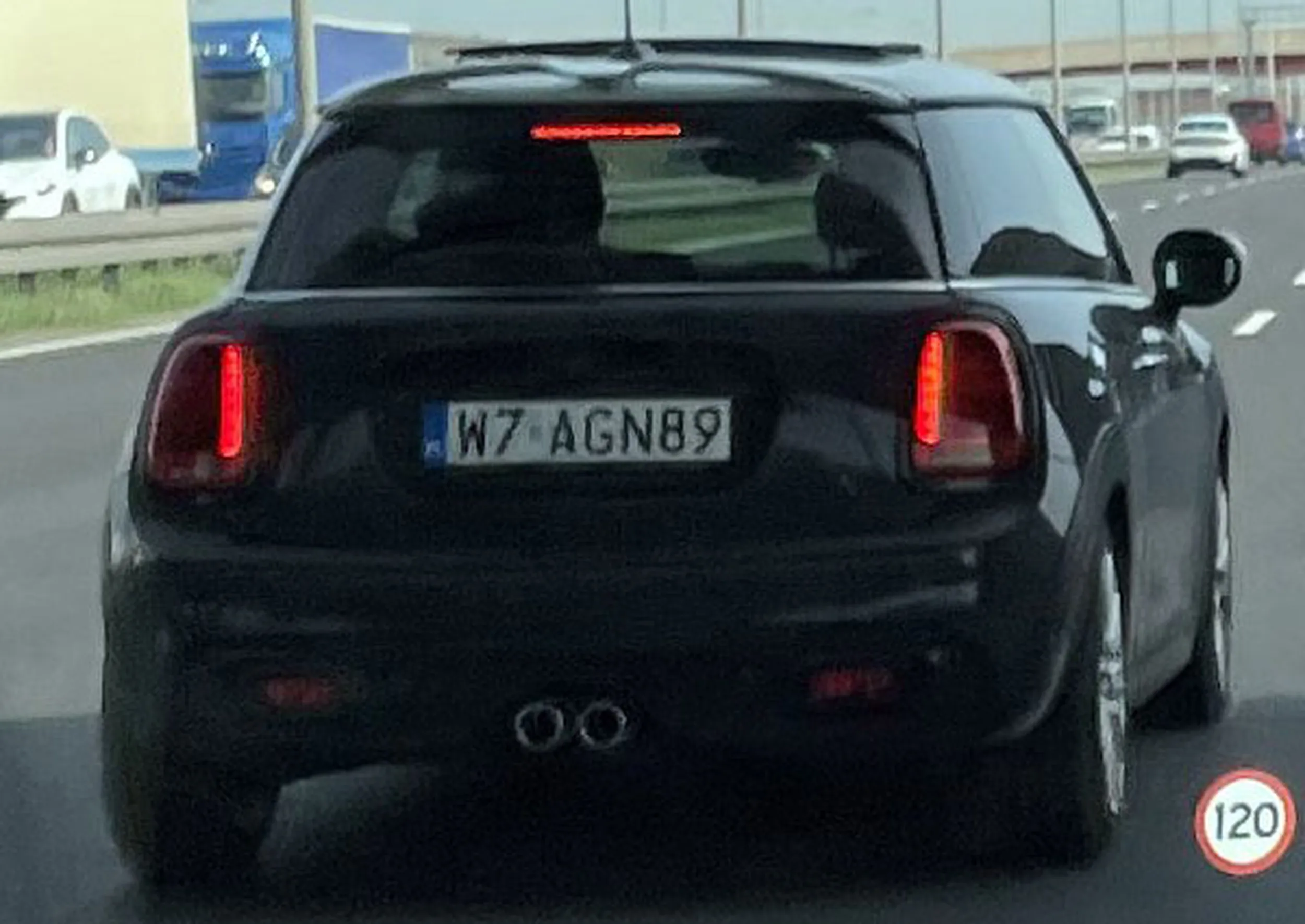 Fajny numer, blacha W7 AGN89