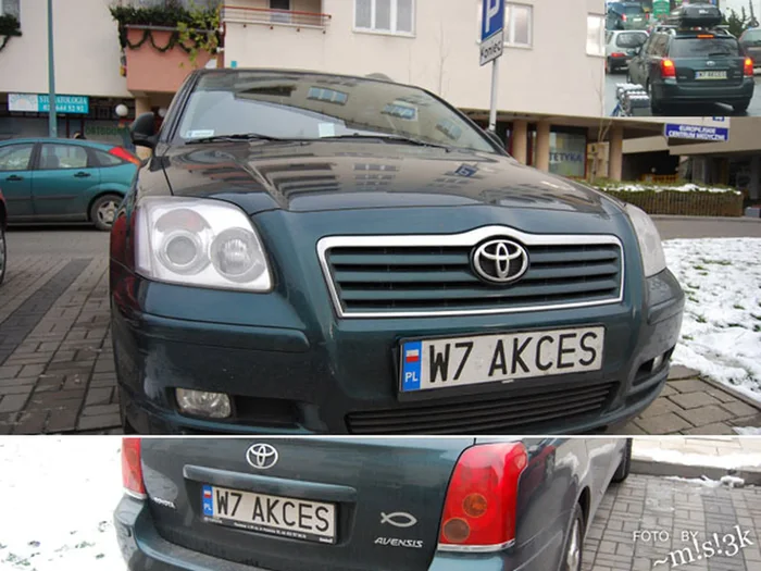 Fajny numer, blacha W7 AKCES