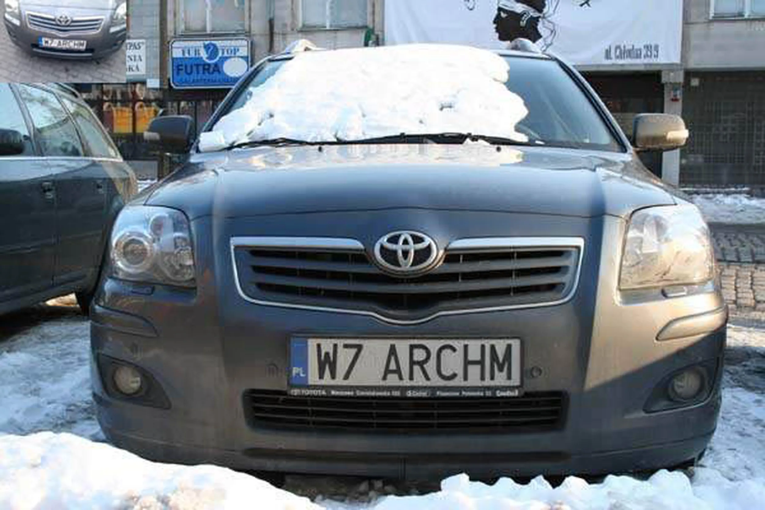 Fajny numer, blacha W7 ARCHM