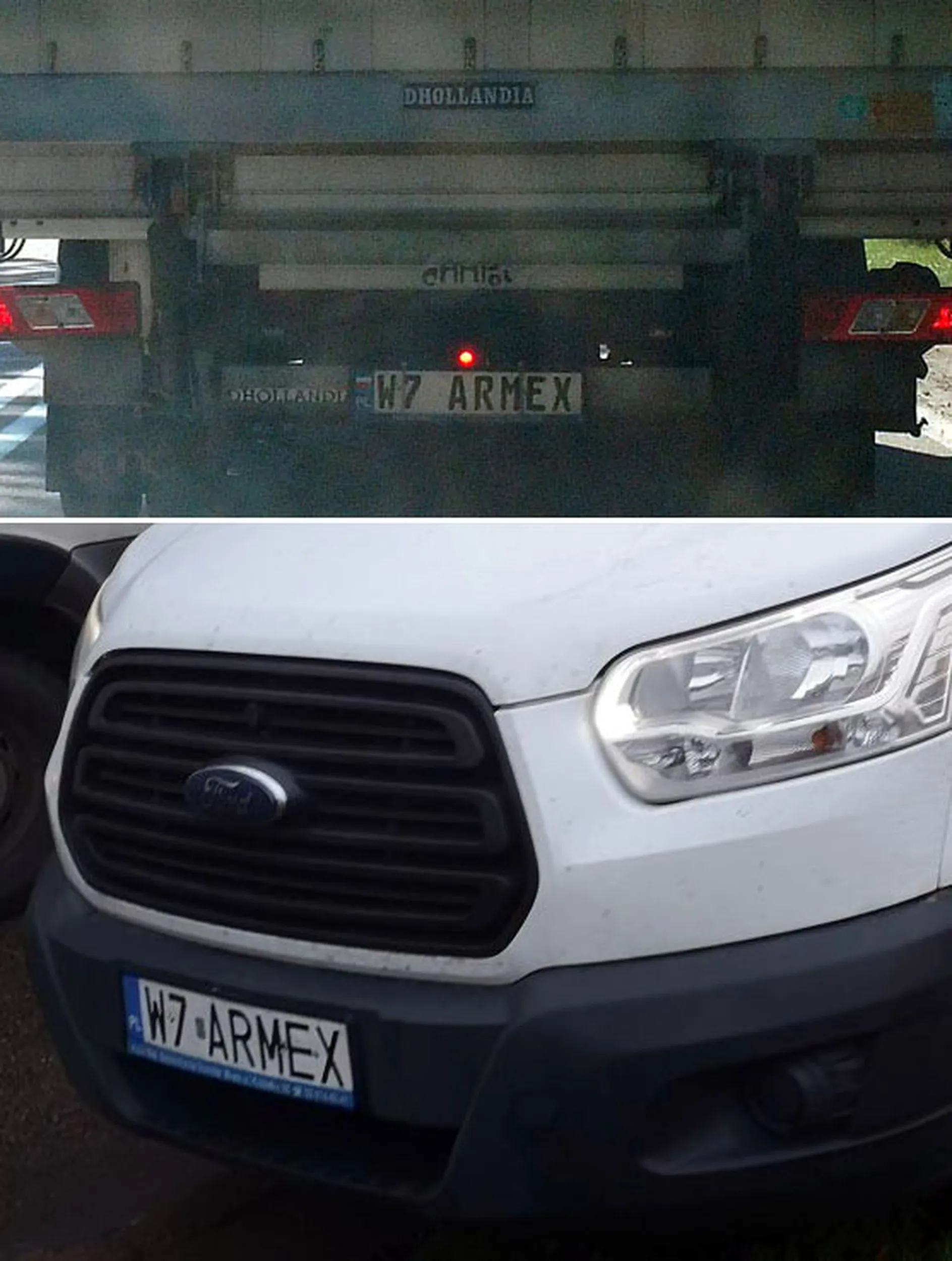 Fajny numer, blacha W7 ARMEX