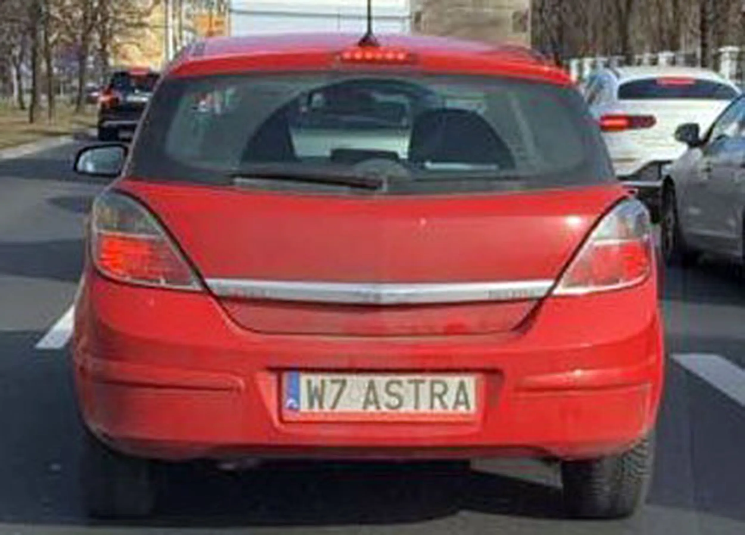 Fajny numer, blacha W7 ASTRA