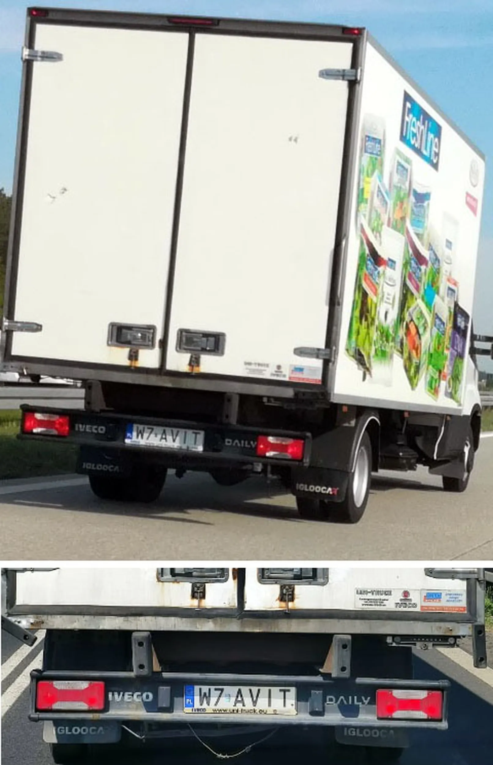 Fajny numer, blacha W7 AVIT