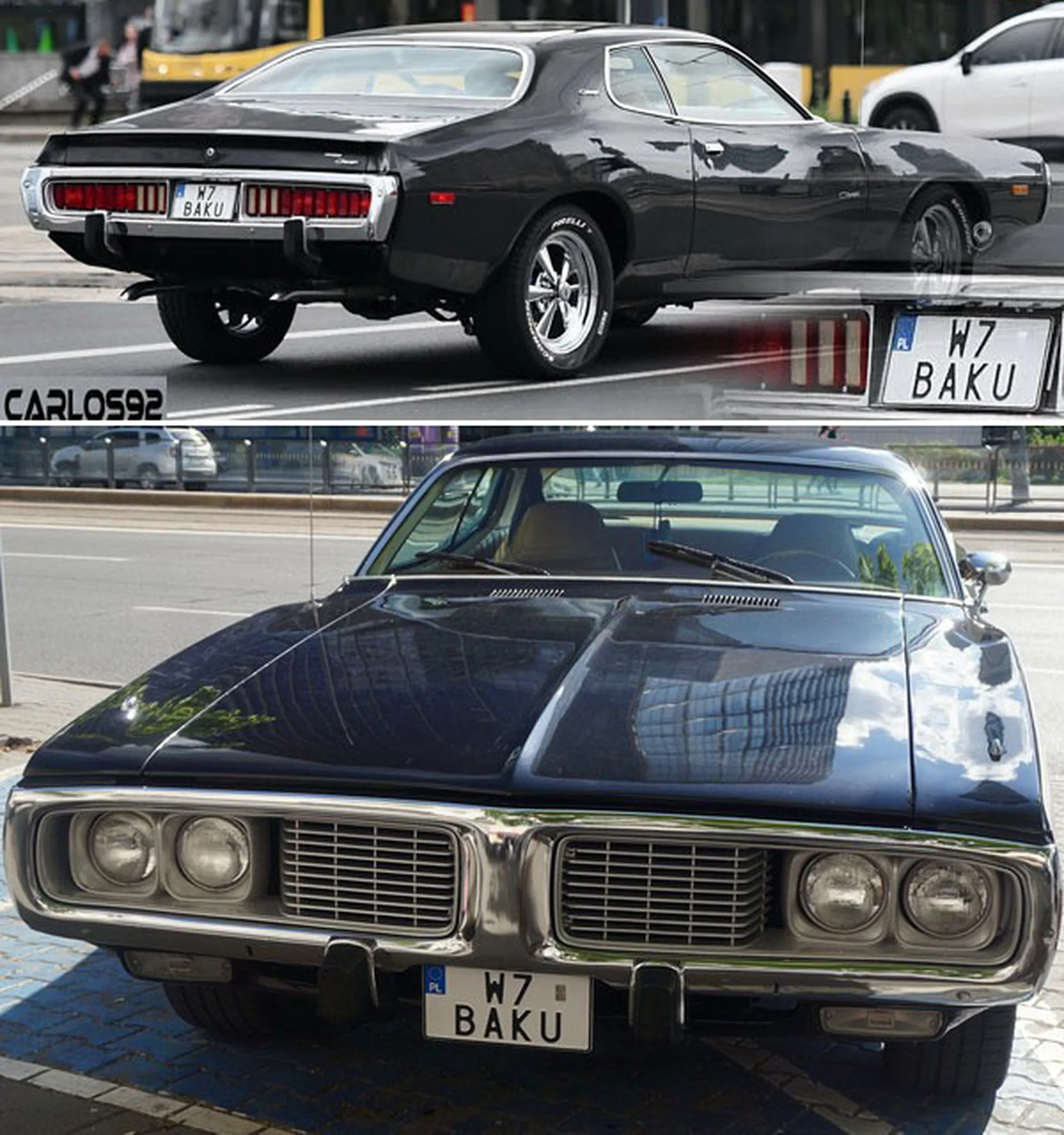 Fajny numer, blacha W7 BAKU