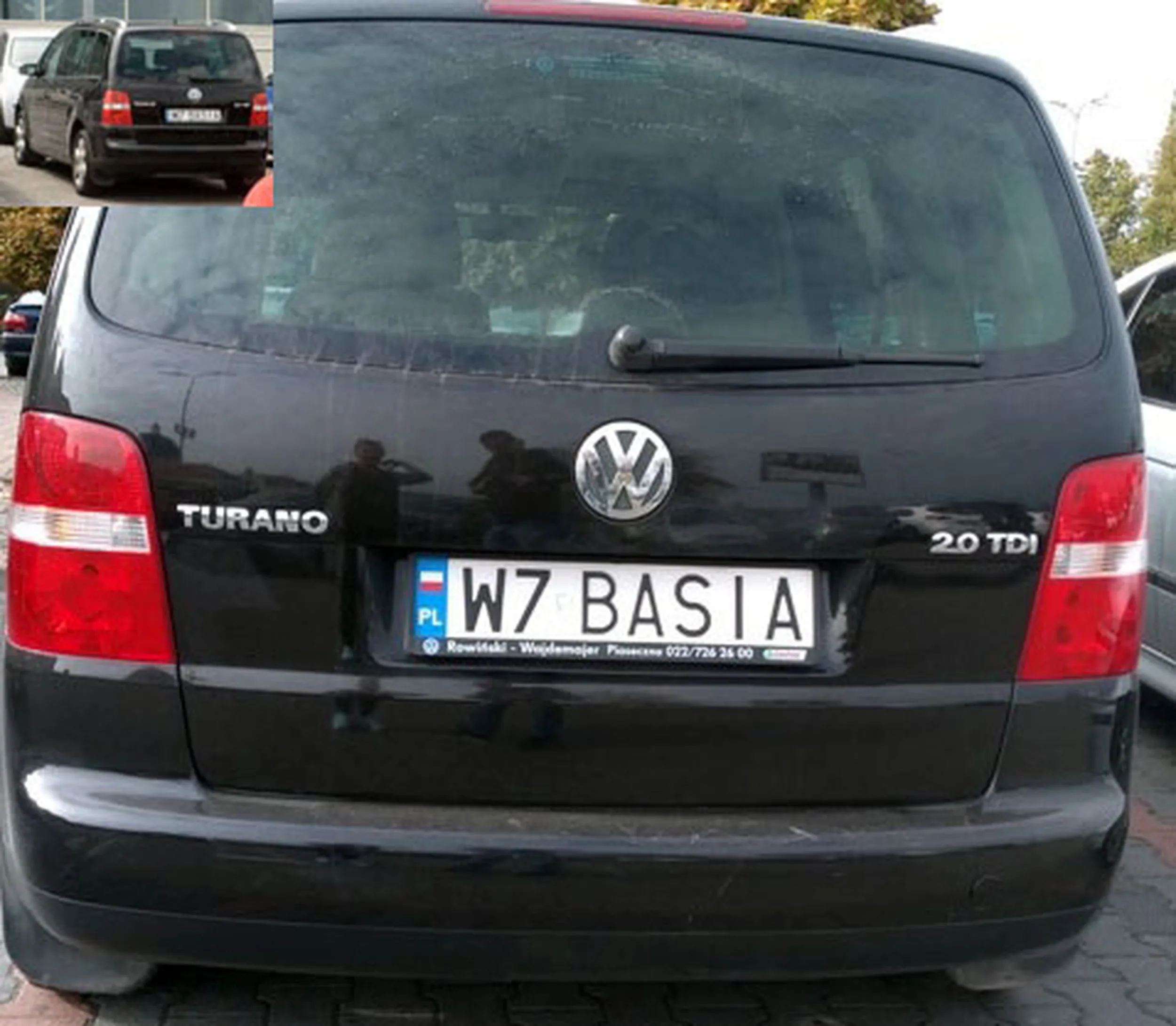 Fajny numer, blacha W7 BASIA