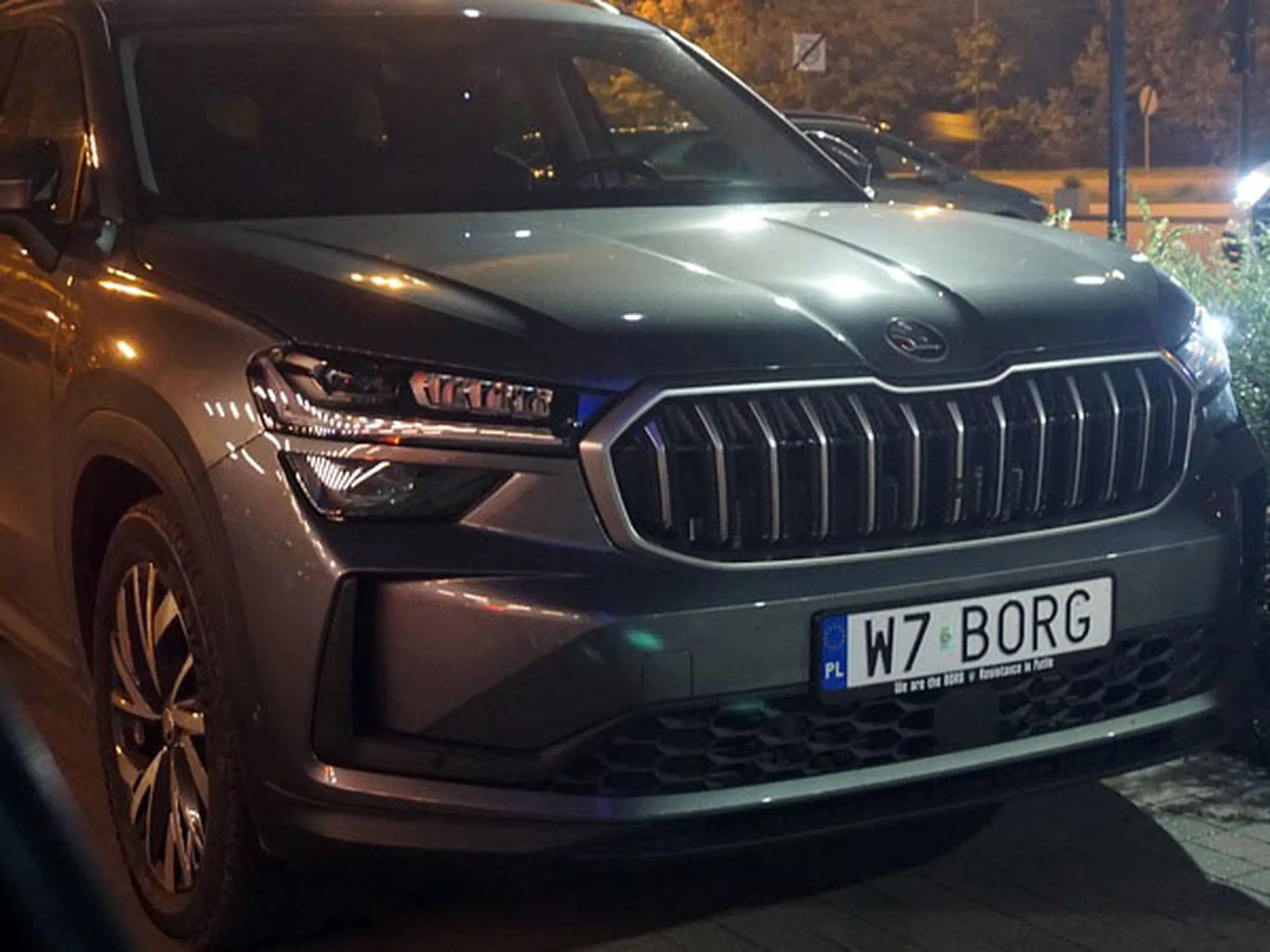 Fajny numer, blacha W7 BORG