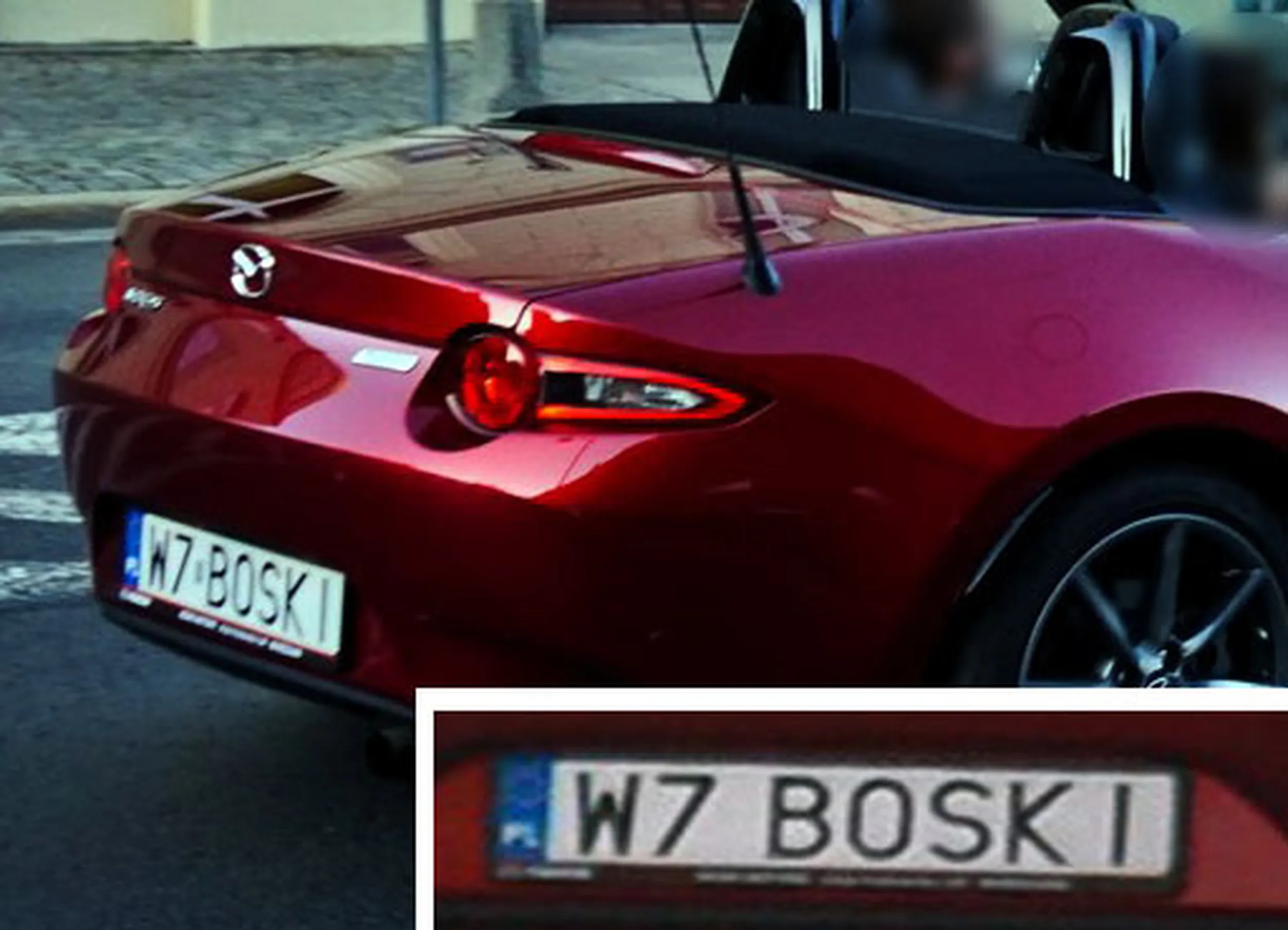 Fajny numer, blacha W7 BOSKI