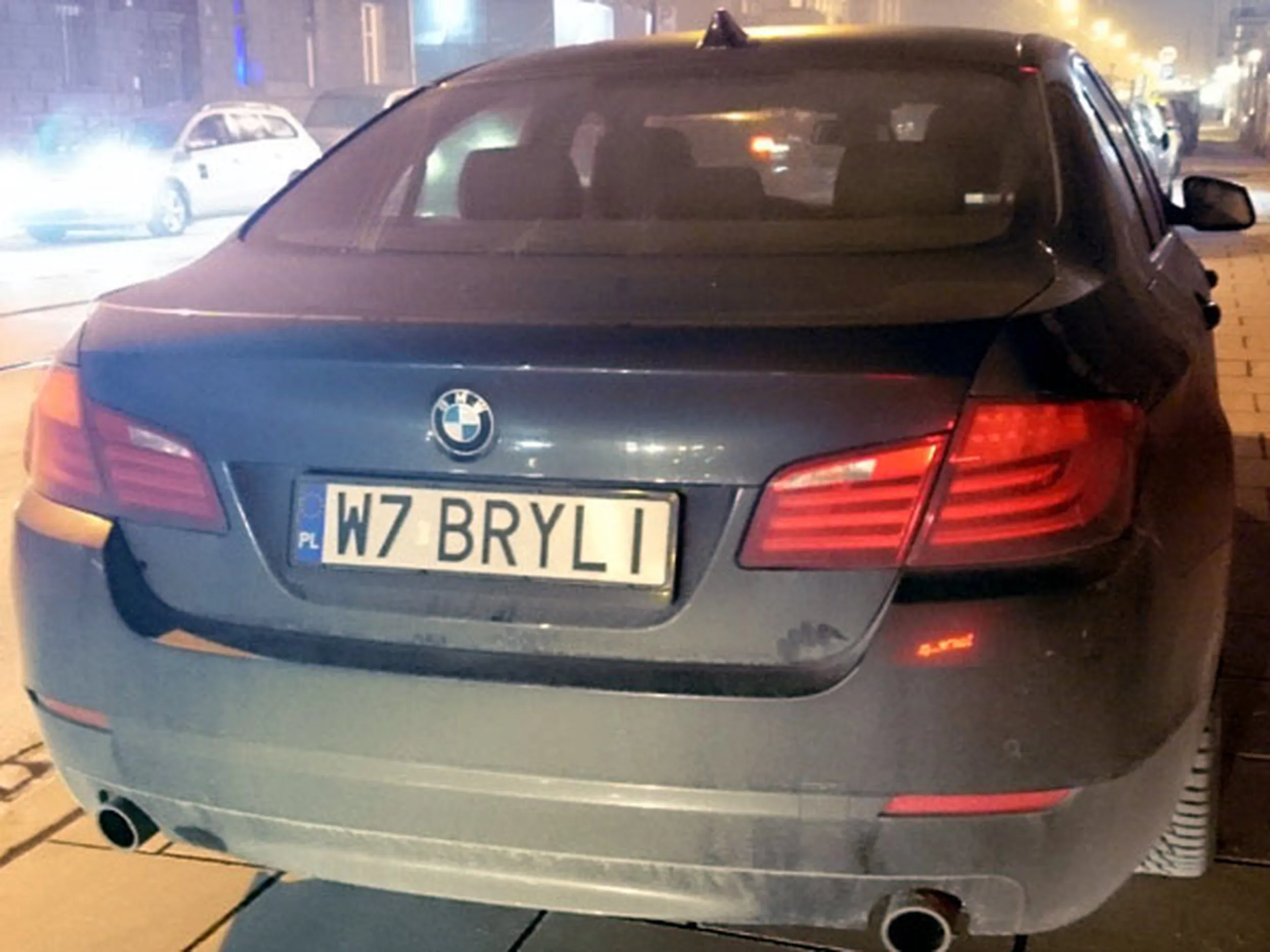 Fajny numer, blacha W7 BRYLI