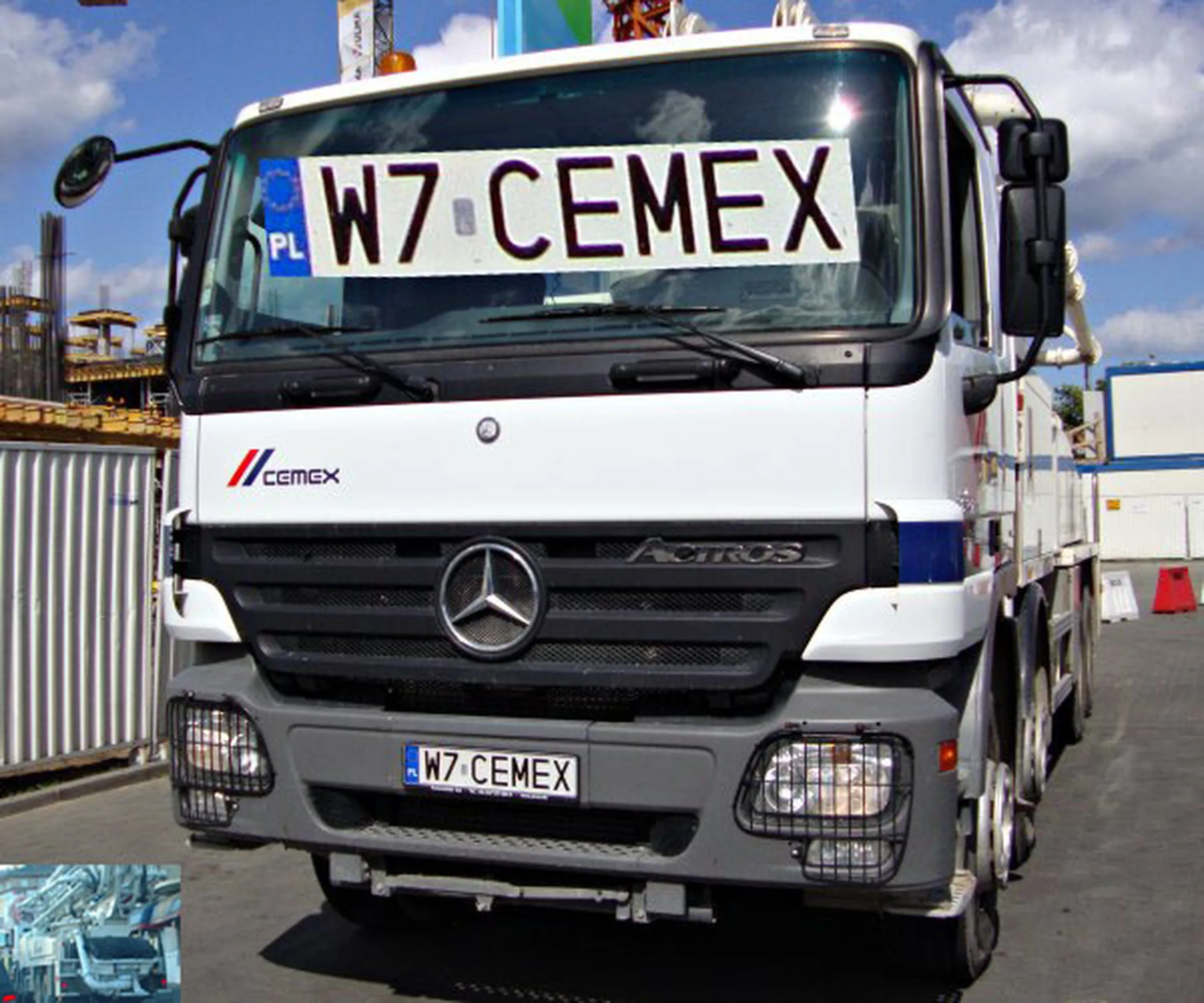 Fajny numer, blacha W7 CEMEX