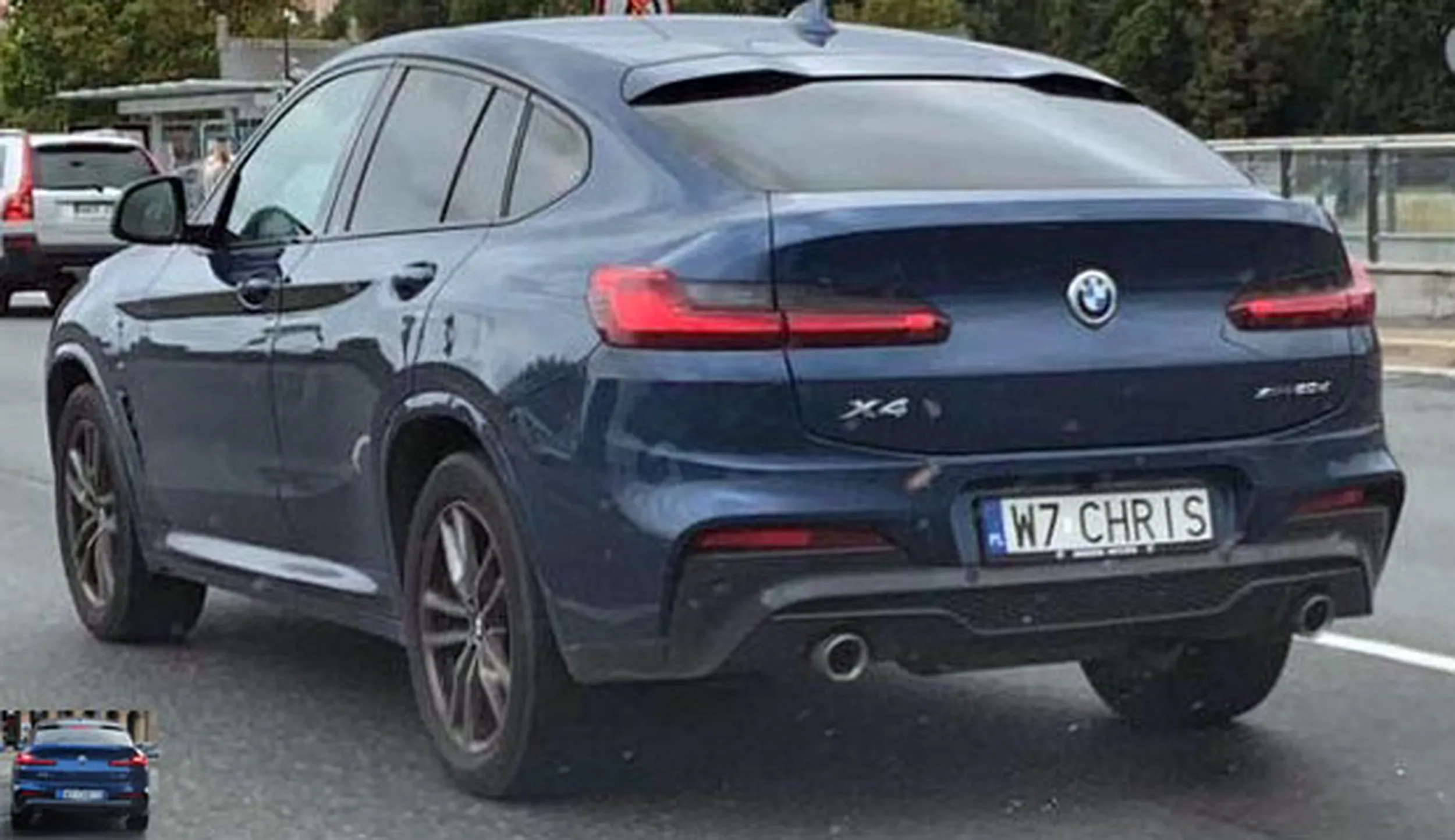 Fajny numer, blacha W7 CHRIS