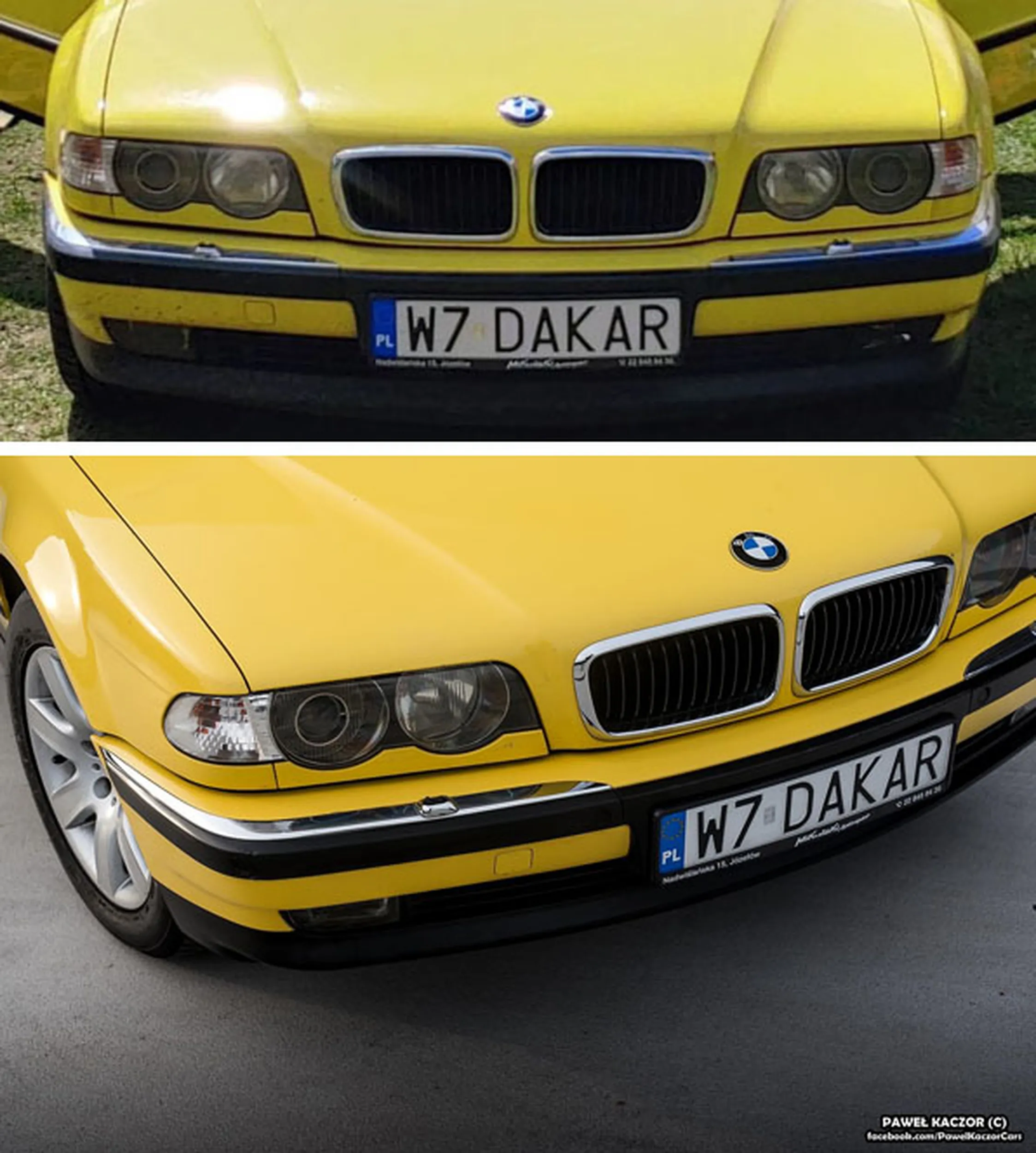 Fajny numer, blacha W7 DAKAR