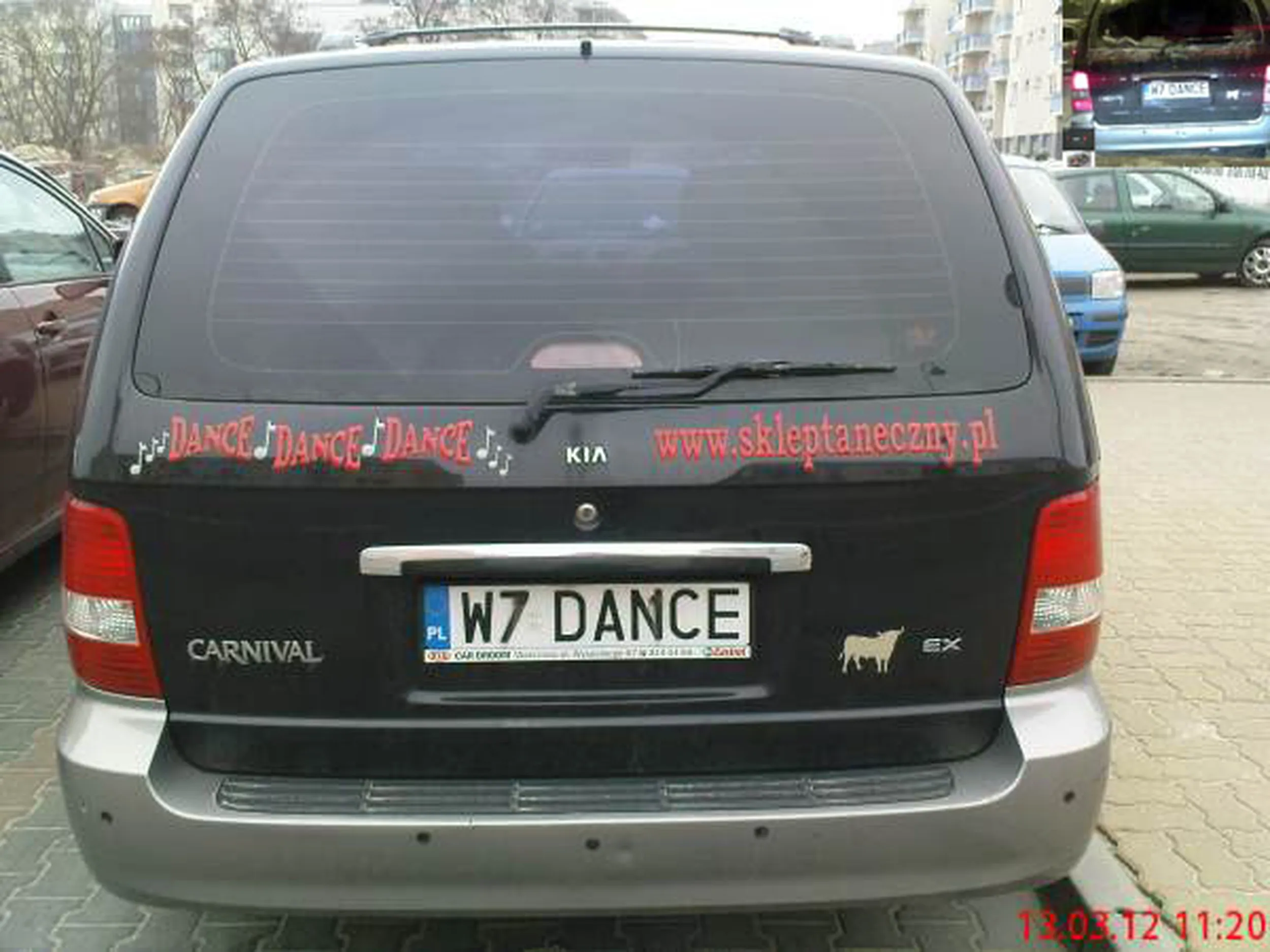 Fajny numer, blacha W7 DANCE