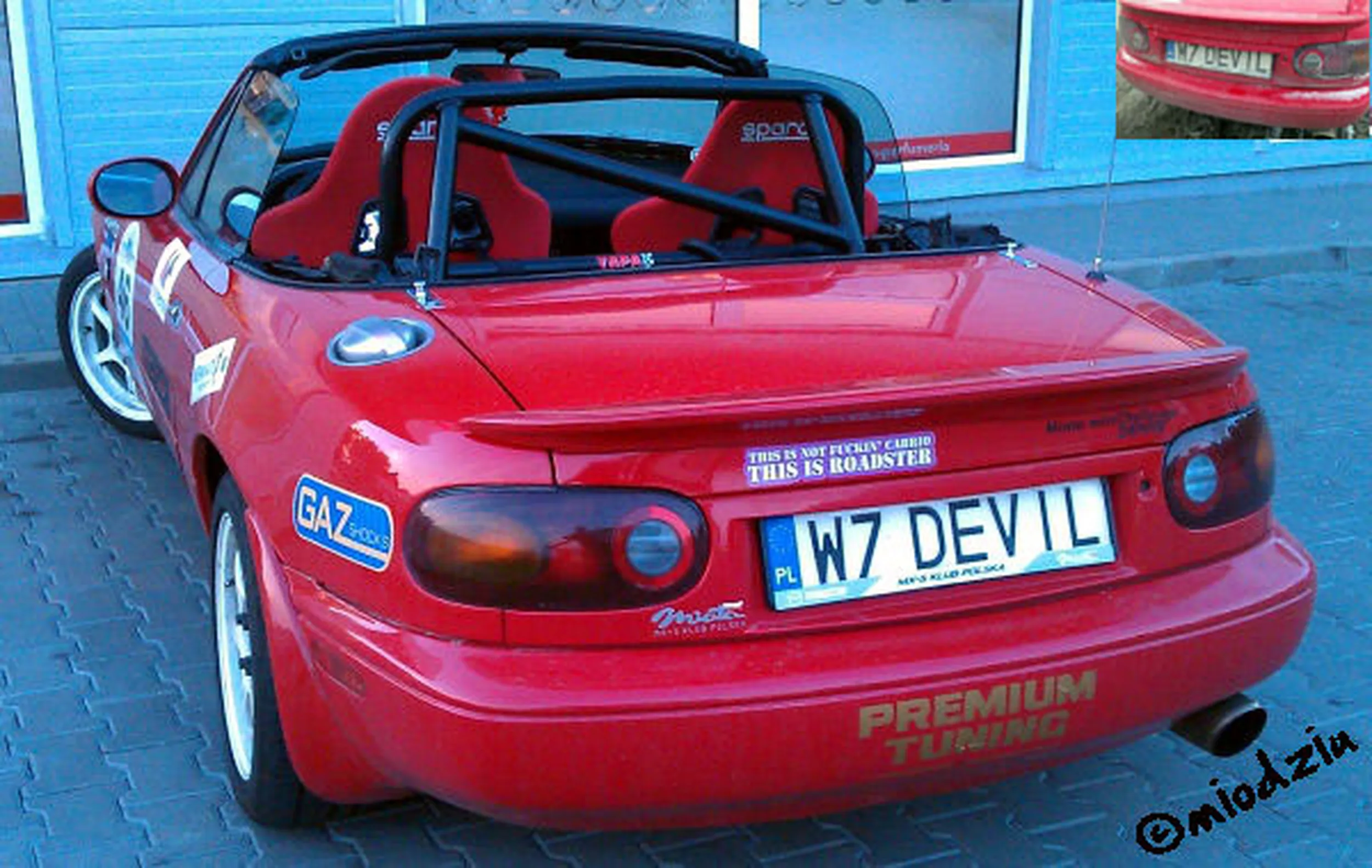 Fajny numer, blacha W7 DEVIL