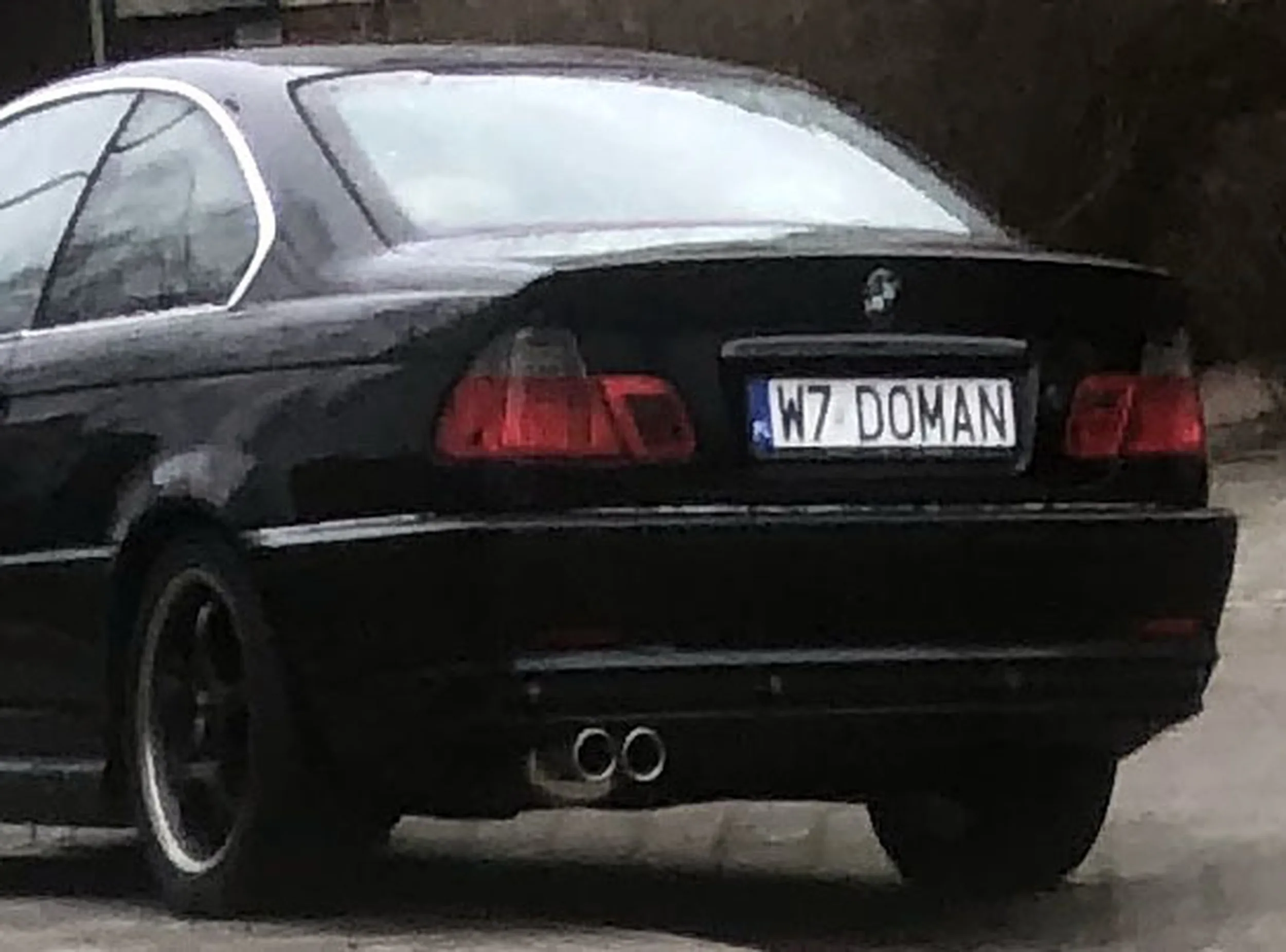 Fajny numer, blacha W7 DOMAN