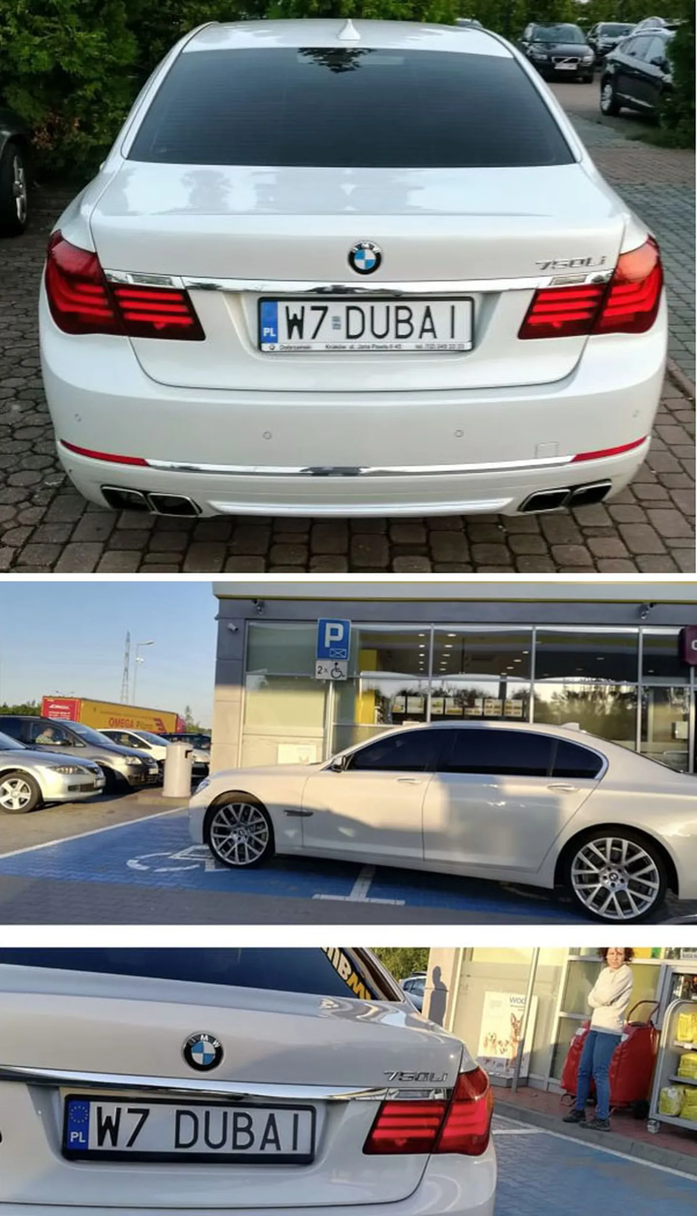 Fajny numer, blacha W7 DUBAI