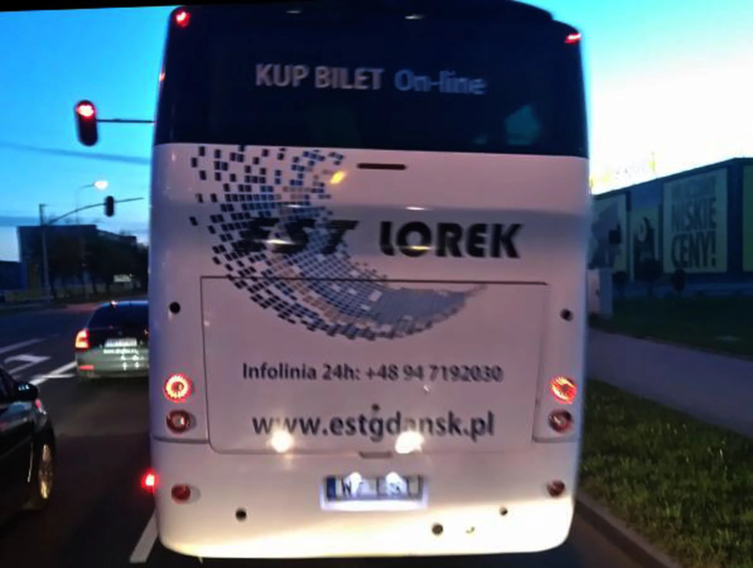 Fajny numer, blacha W7 EST