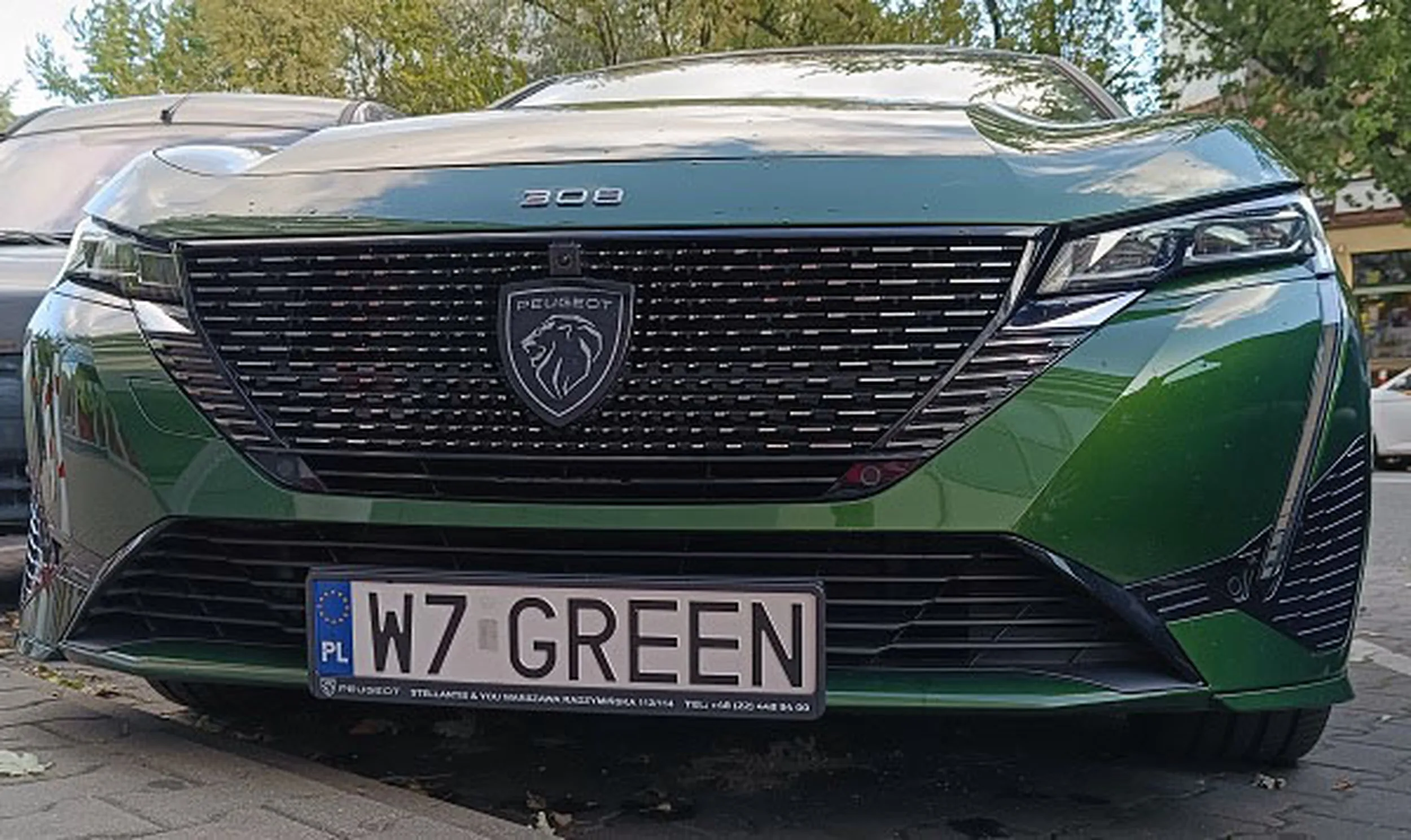 Fajny numer, blacha W7 GREEN