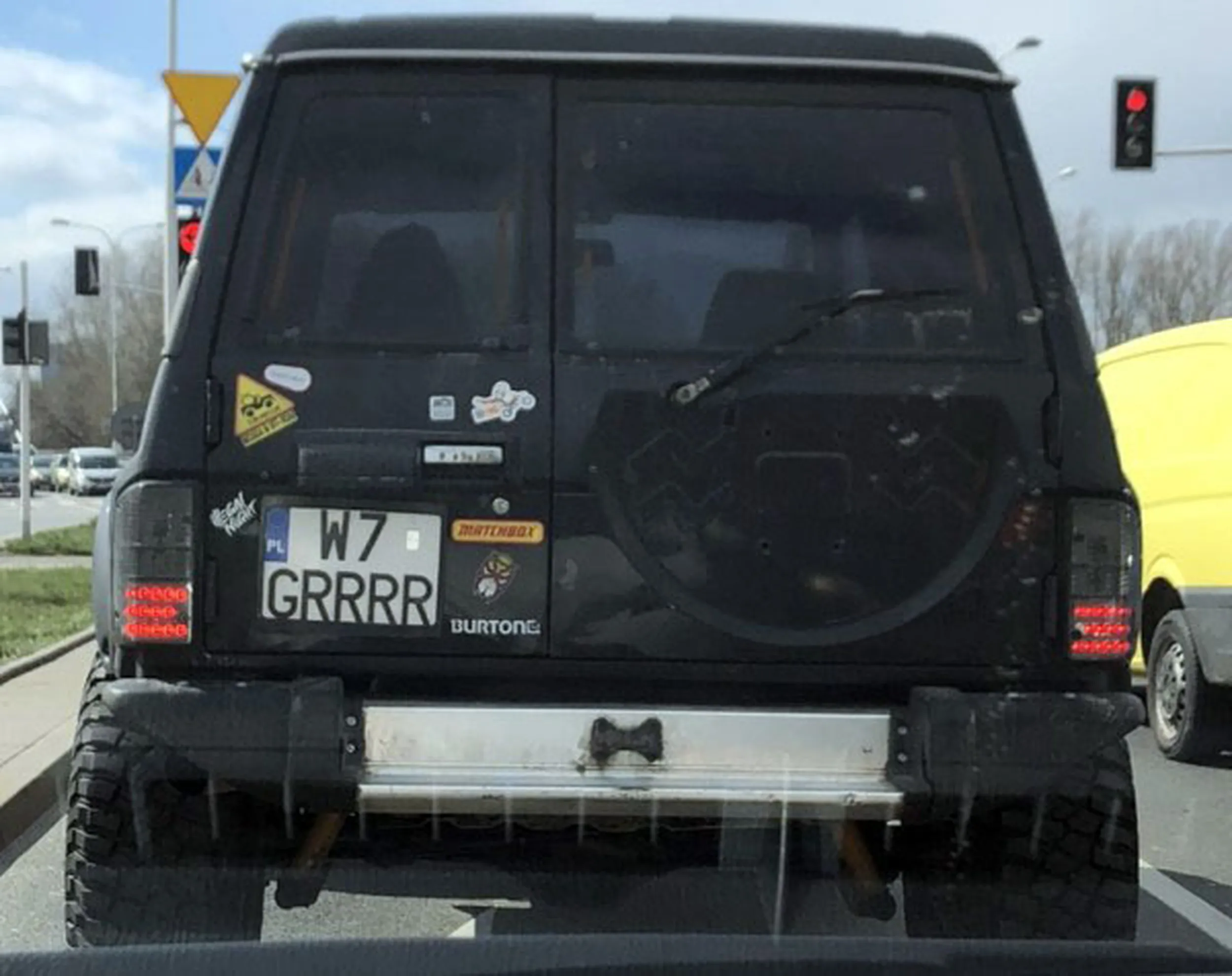 Fajny numer, blacha W7 GRRRR