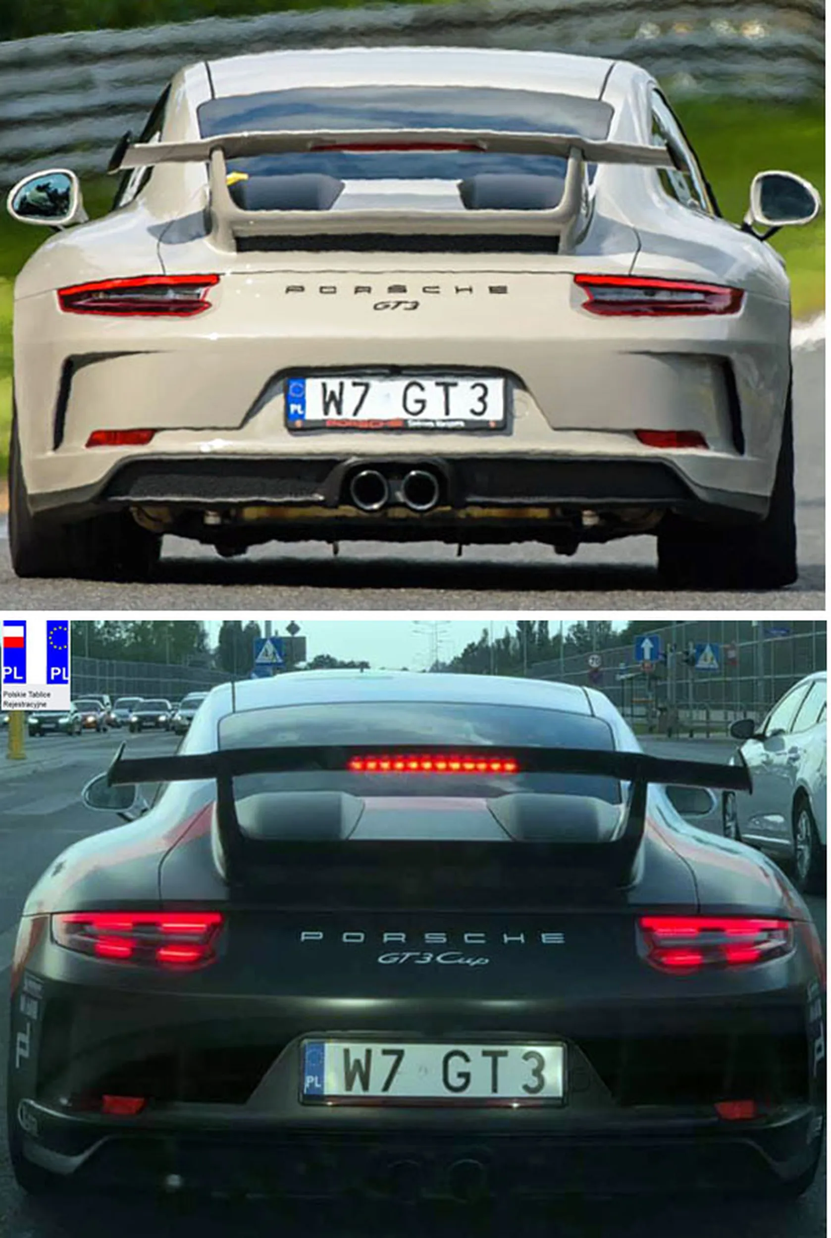 Fajny numer, blacha W7 GT3